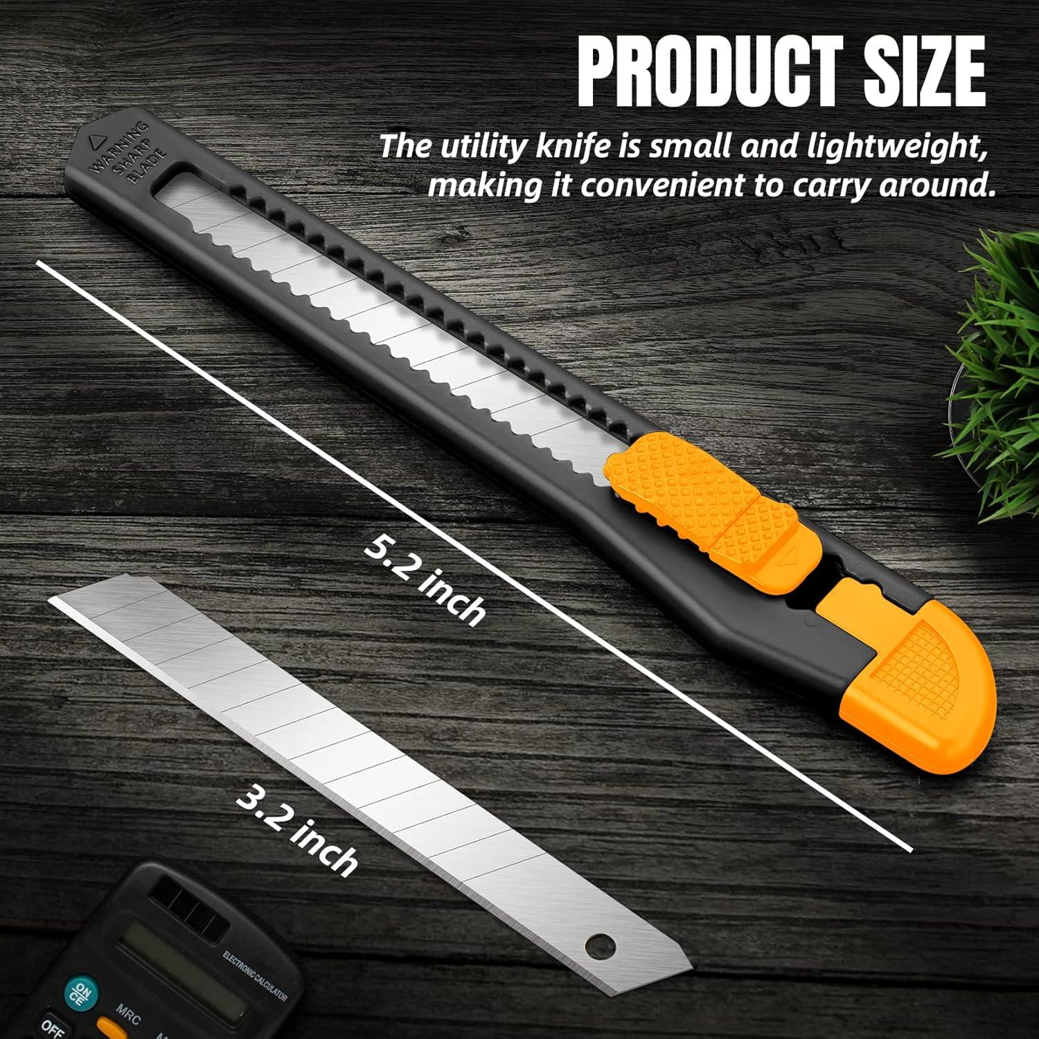 Cortador de Cajas Retráctil TIFICAL Pack de 4, 9mm