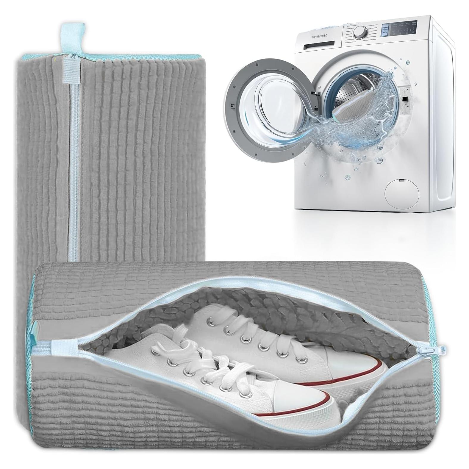 Bolsa de Lavado de Zapatos Daszerx - Juego de 2 Piezas - Gris