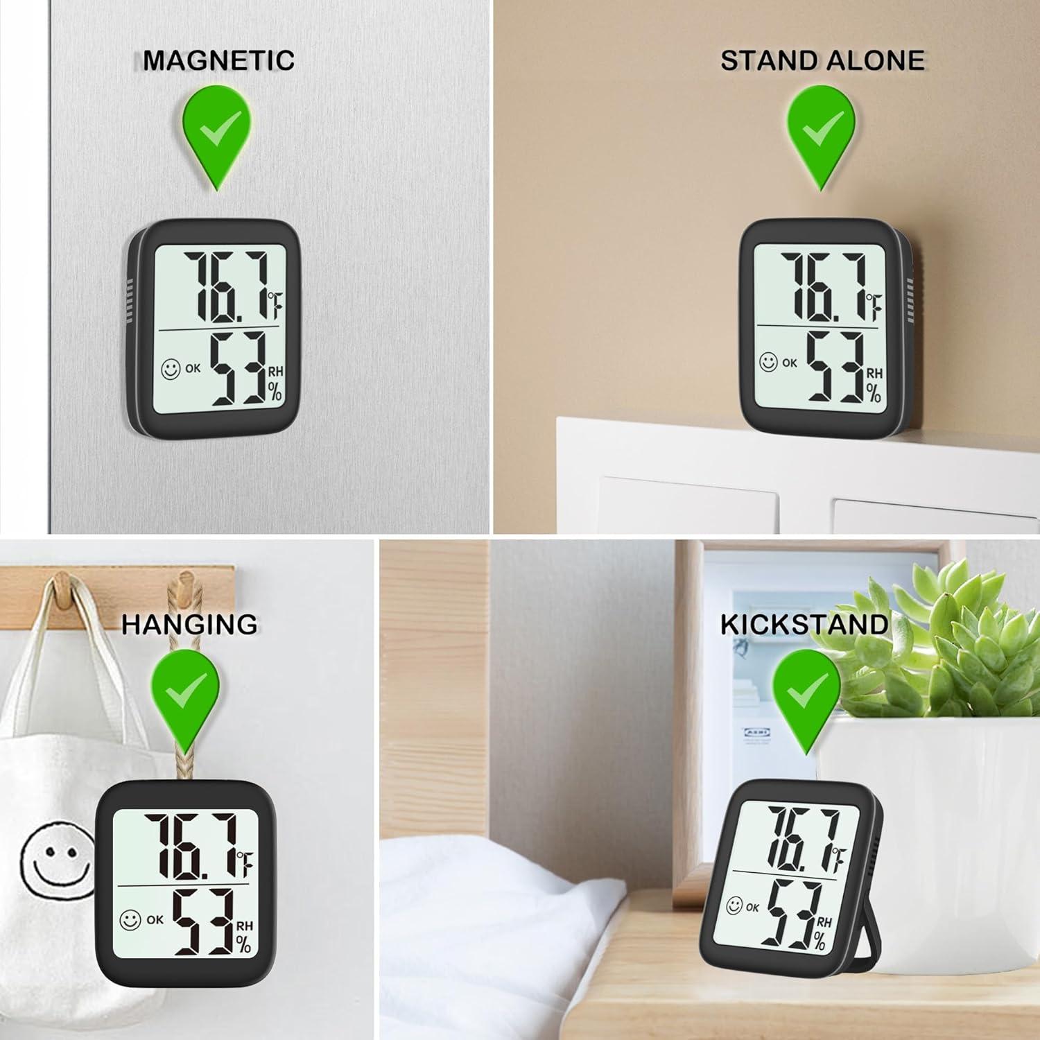 Termómetro Higrómetro Digital Antonki 2 Pcs - Precisión 1°C