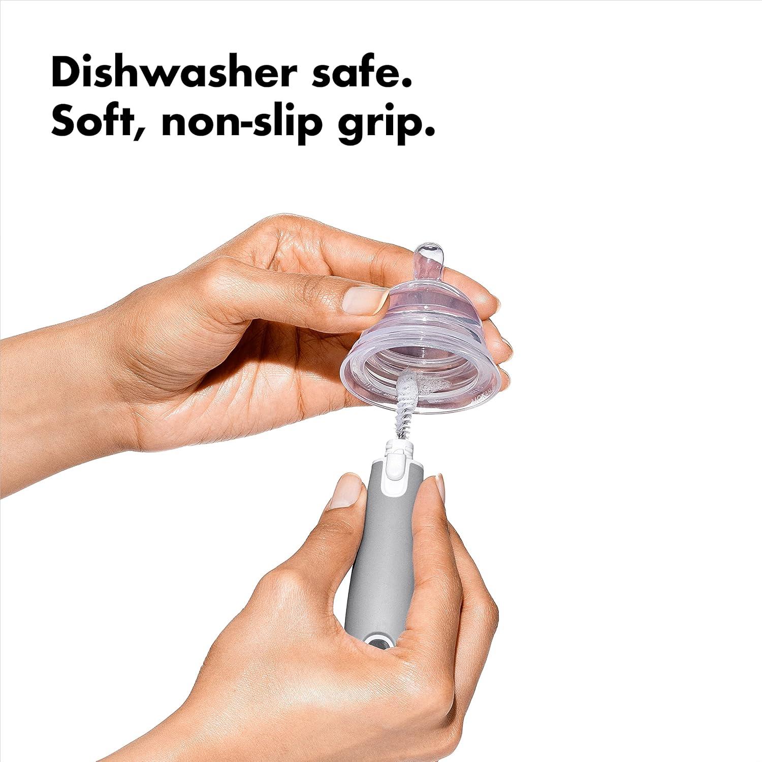 Set de Cepillos para Botellas OXO Tot - Gris, 2 Unidades