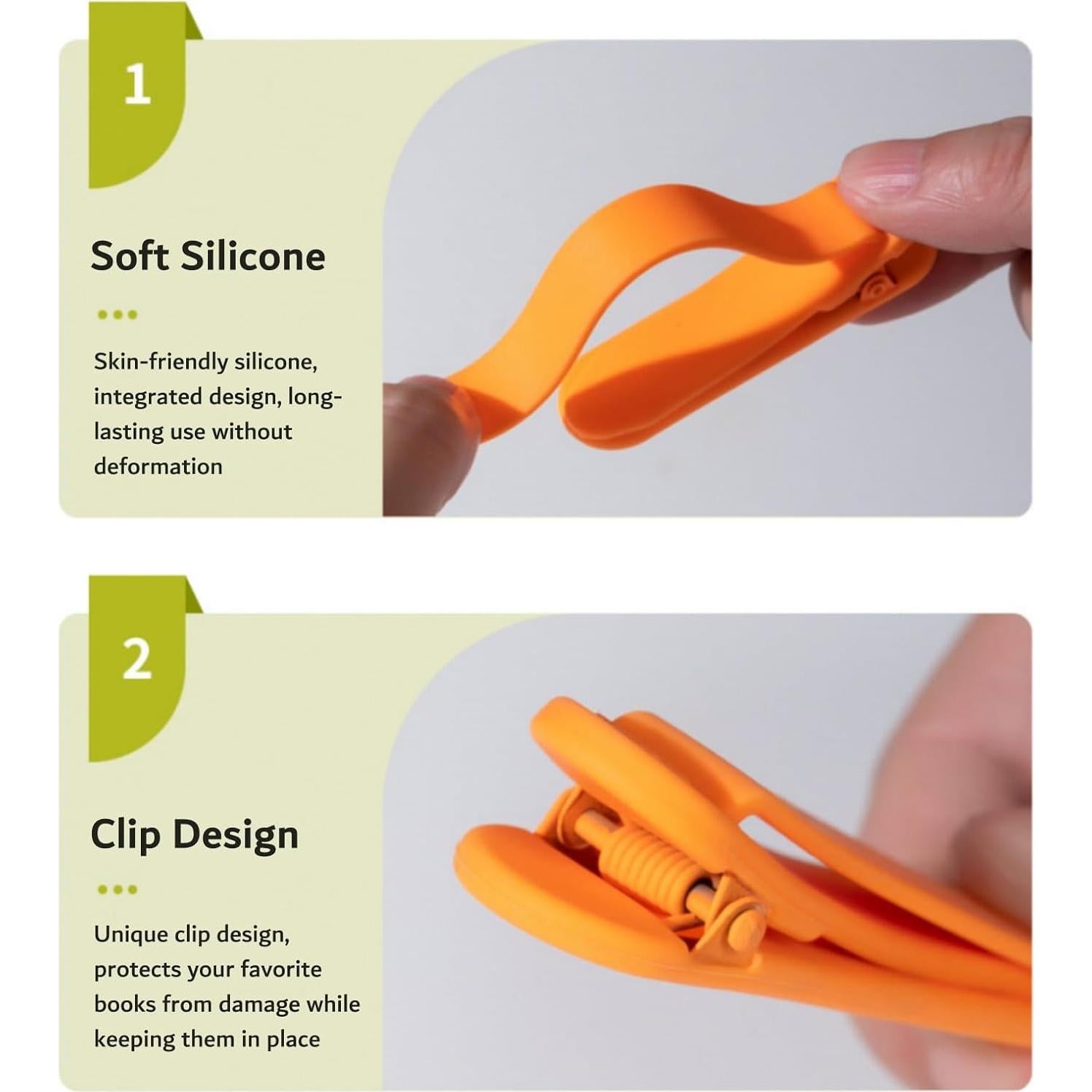 3 Marcadores Automáticos de Silicona MOTEERLLU - Accesorios de Lectura