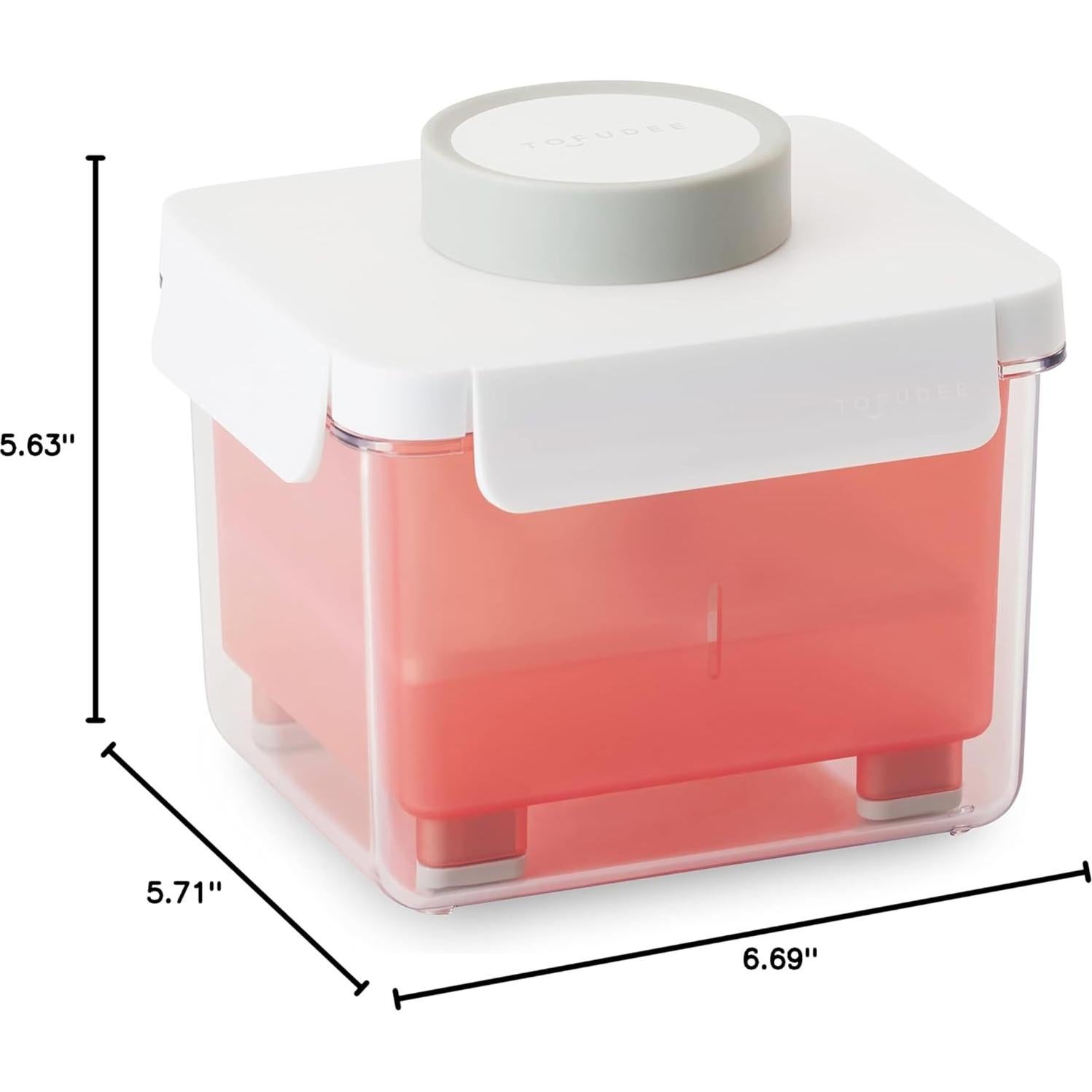 Prensa de Tofu TOFUDEE 0.64 kg, Acero Inoxidable, Apto Lavavajillas