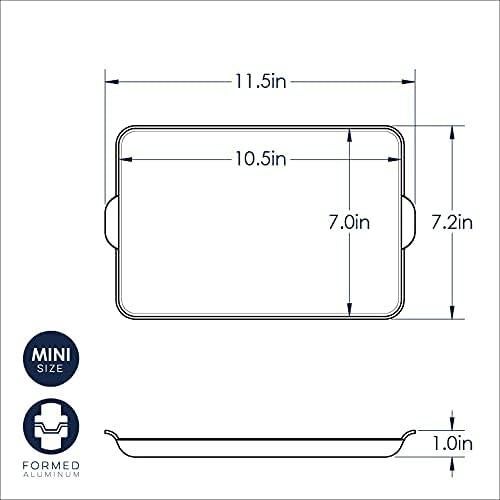 Mini Sartén Antiadherente Nordic Ware 11.5x7.2 cm para Camping