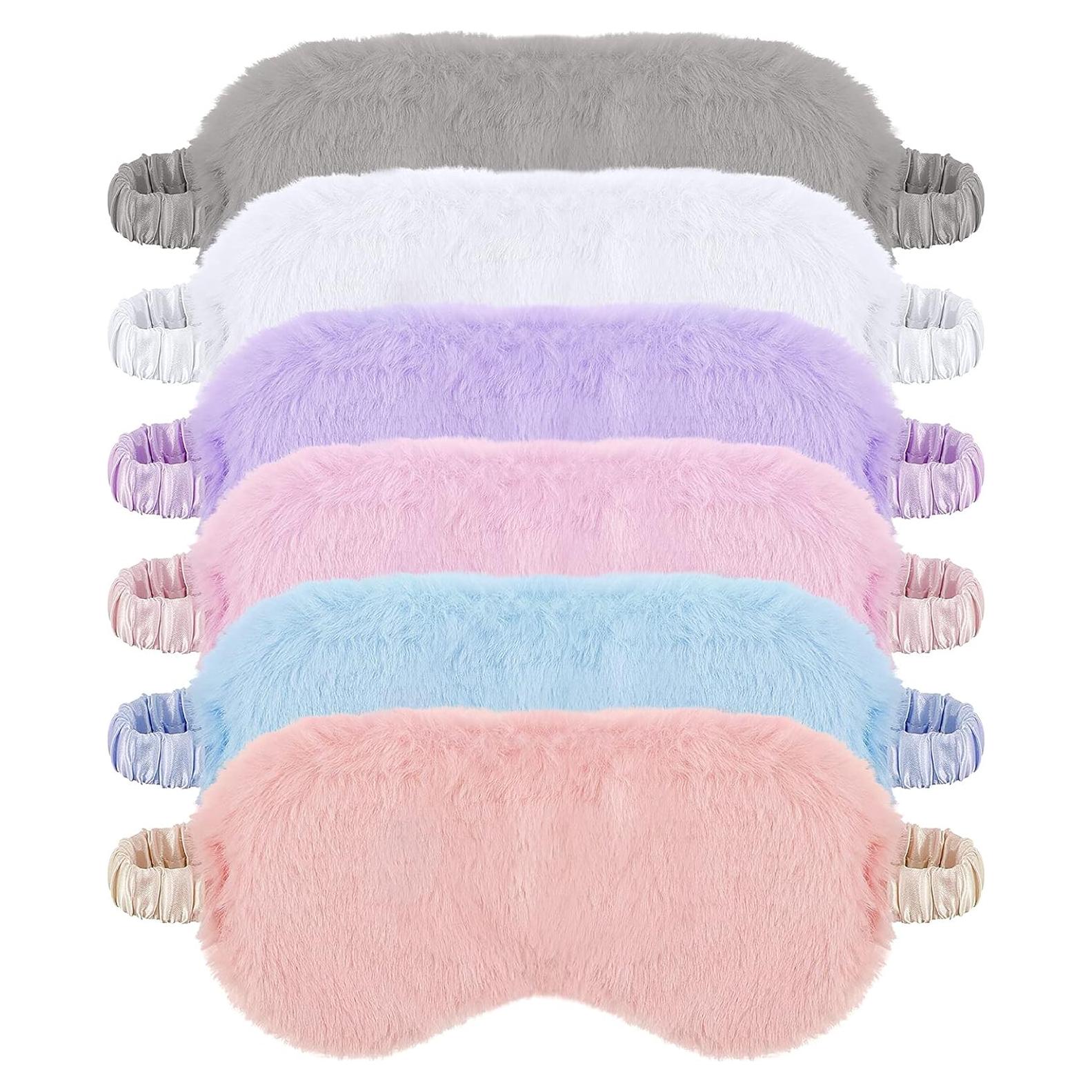 Máscaras de Ojos de Felpa SATINIOR - 6 Piezas Multicolor