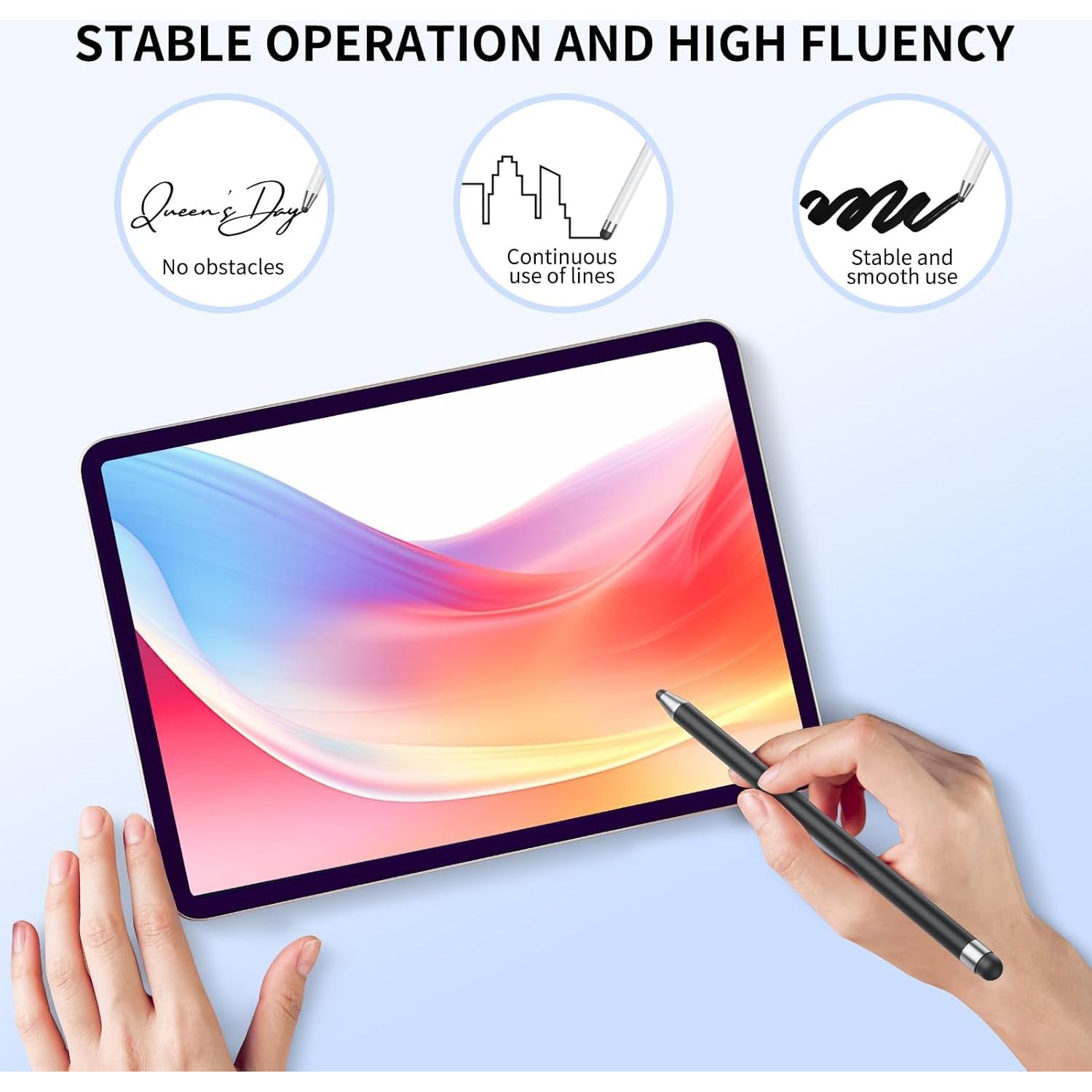 Bolígrafo Stylus GCHMDE 10 Pcs Alta Precisión Pantallas Táctiles