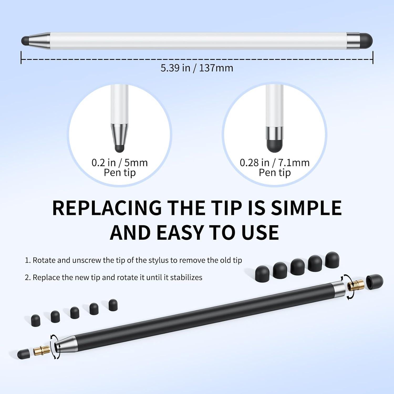 Bolígrafo Stylus GCHMDE 10 Pcs Alta Precisión Pantallas Táctiles