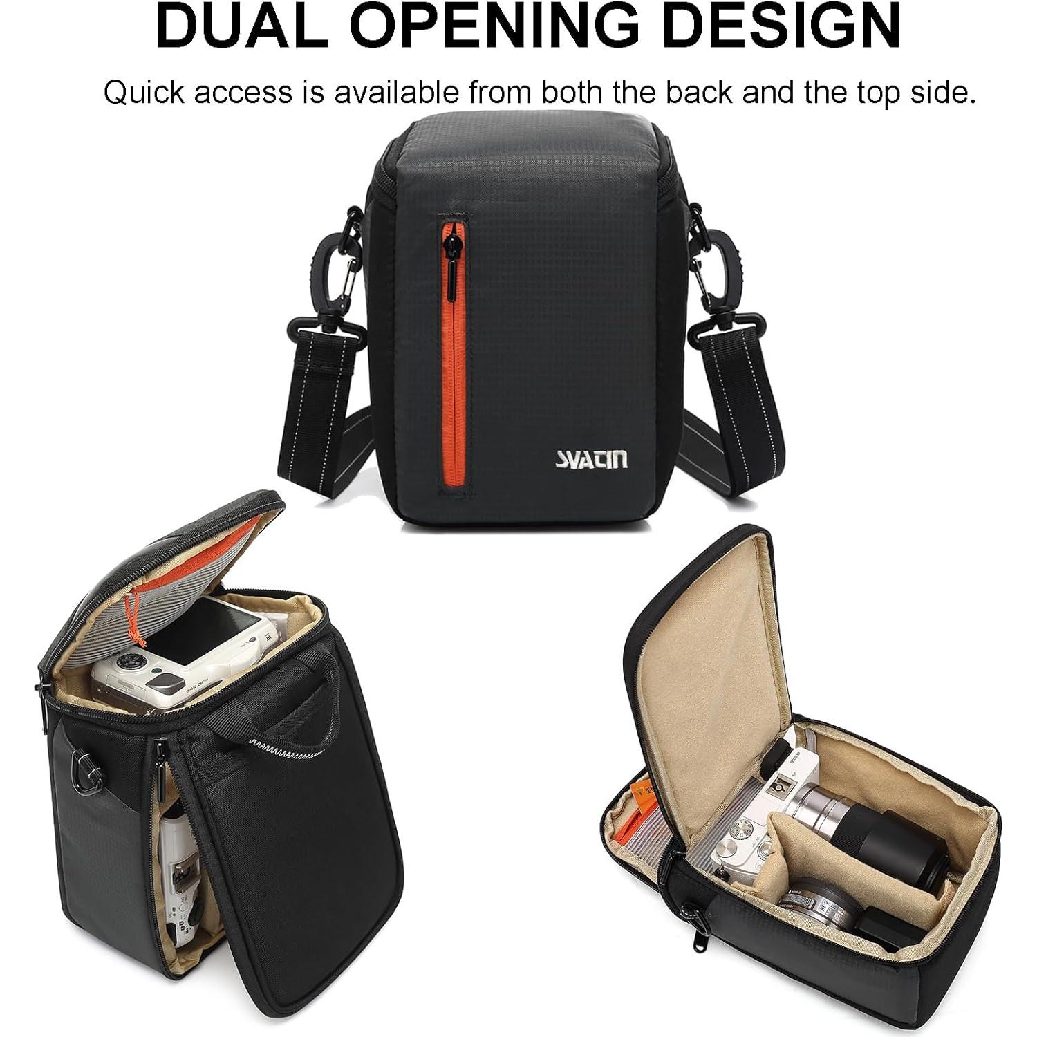 Bolsa de Cámara SVATIN Compacta Anti-Shock para DSLR y Sin Espejo