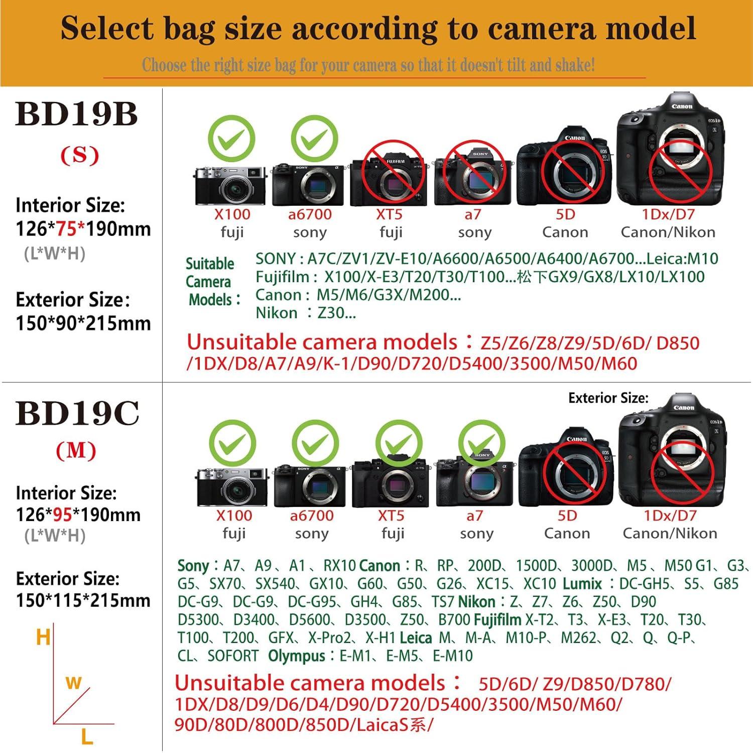 Bolsa de Cámara SVATIN Compacta Anti-Shock para DSLR y Sin Espejo