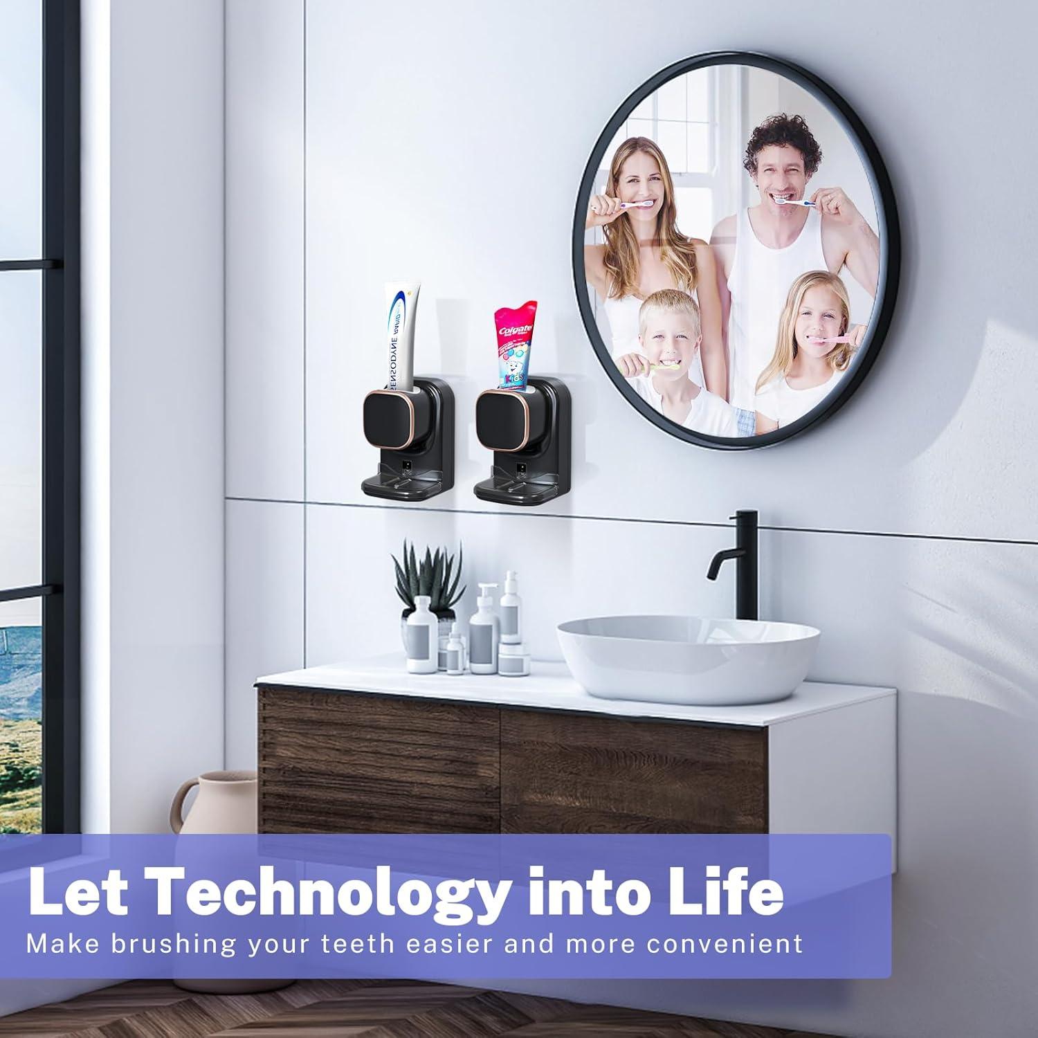 Dispensador Automático de Pasta de Dientes Wekity Negro