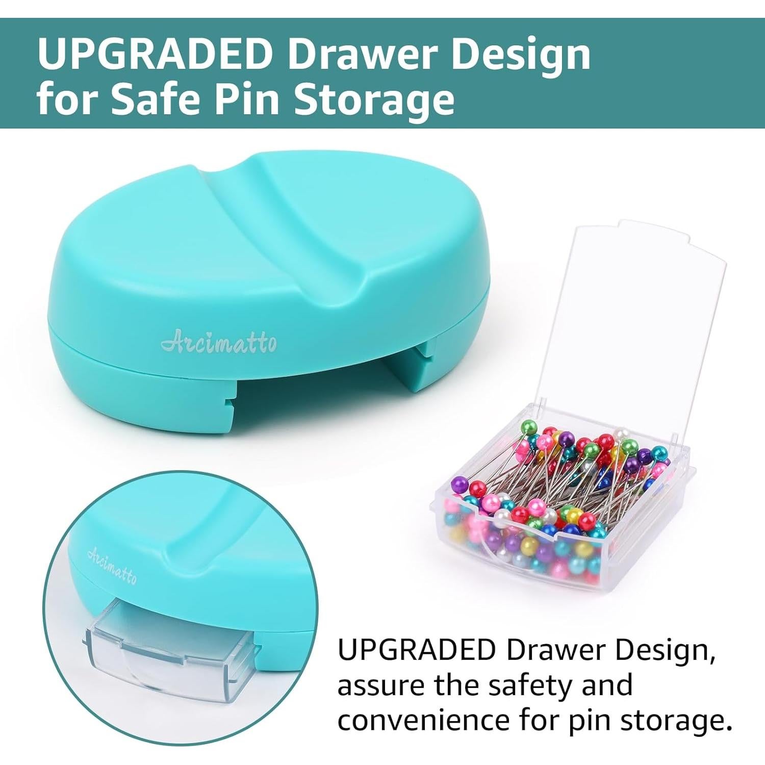 Soporte Magnético para Alfileres Arcimatto con 100 Alfileres