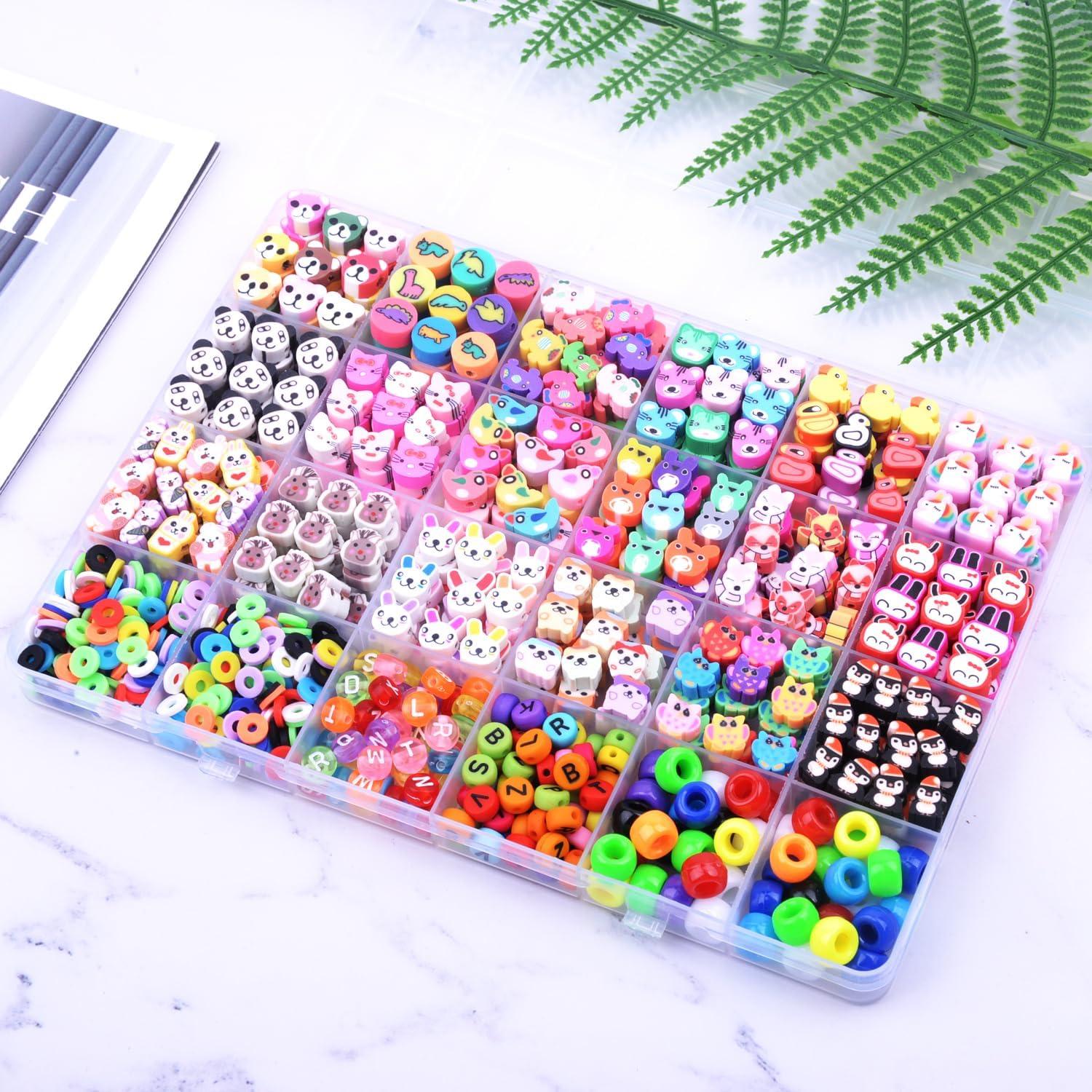 Kit de Pulseras de Cuentas BBita 1000 Piezas Animales