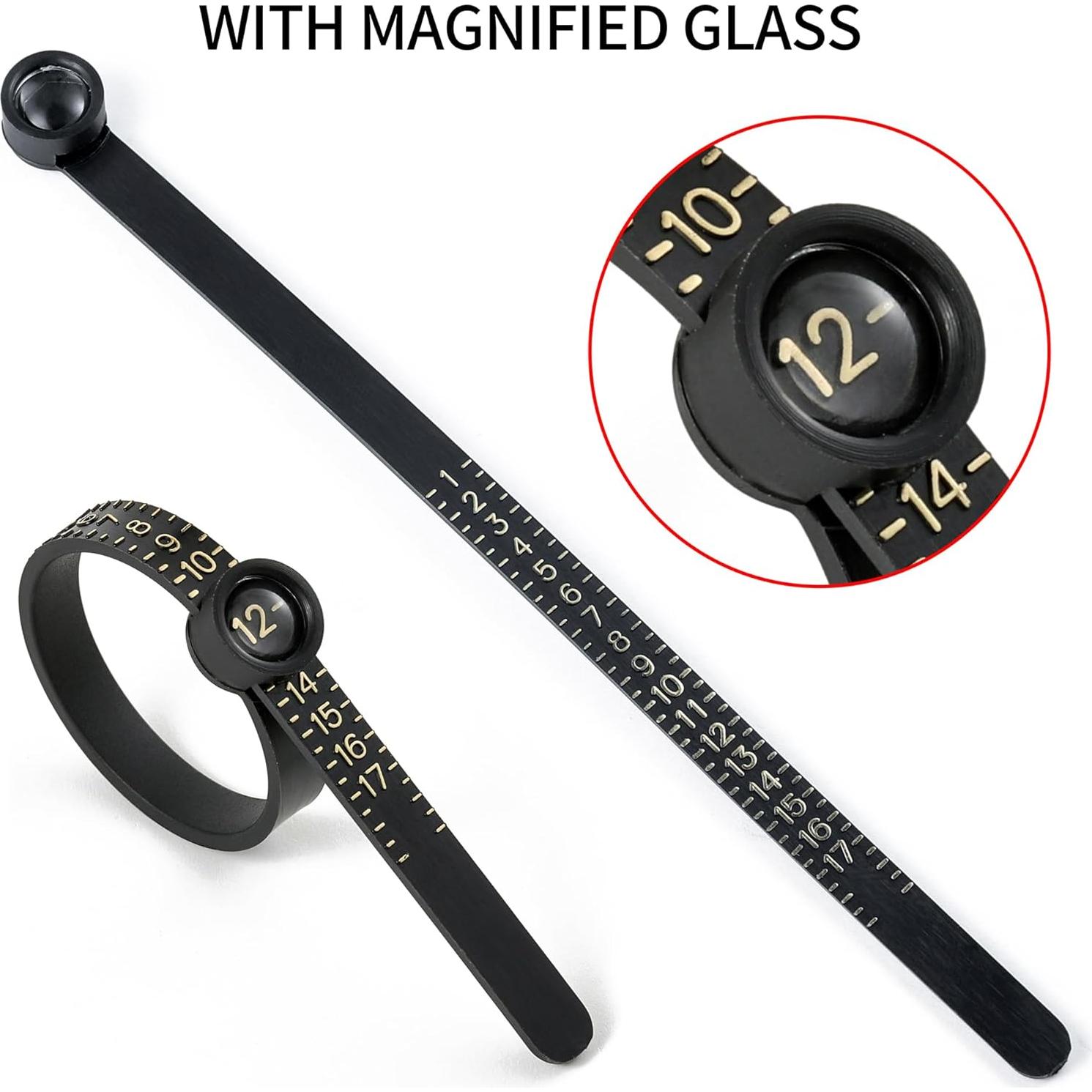 Kit de Herramientas para Medir Tallas de Anillo Bflaae 27 PZS