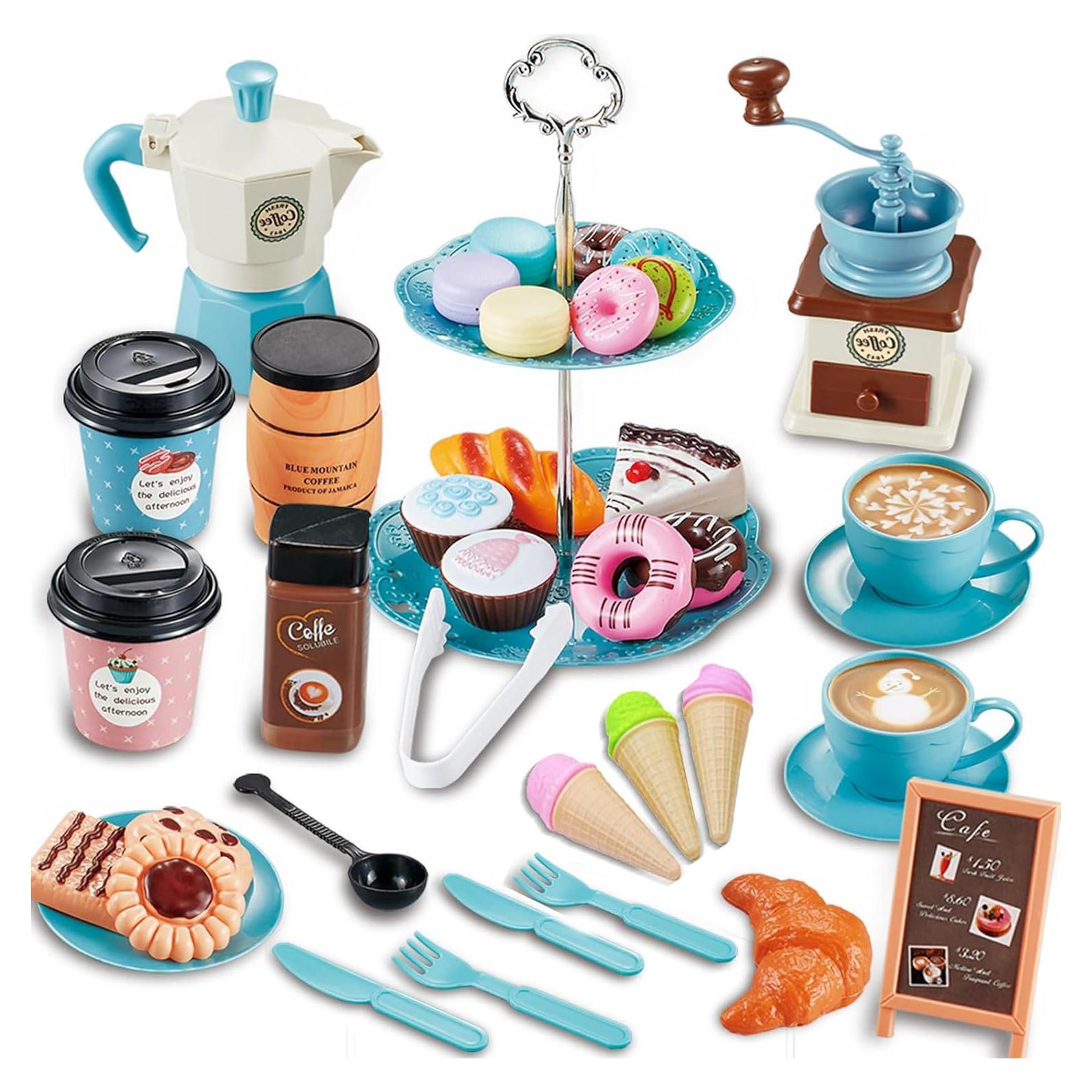 Juego de Té Fingido 41 PCS GIFTRRTOY para Niñas 3-9 Años