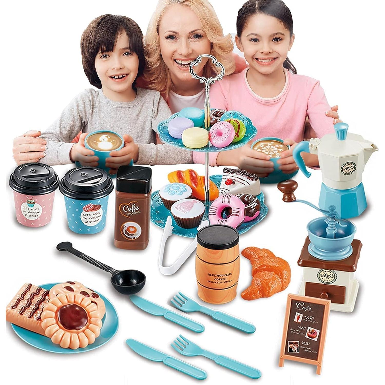 Juego de Té Fingido 41 PCS GIFTRRTOY para Niñas 3-9 Años