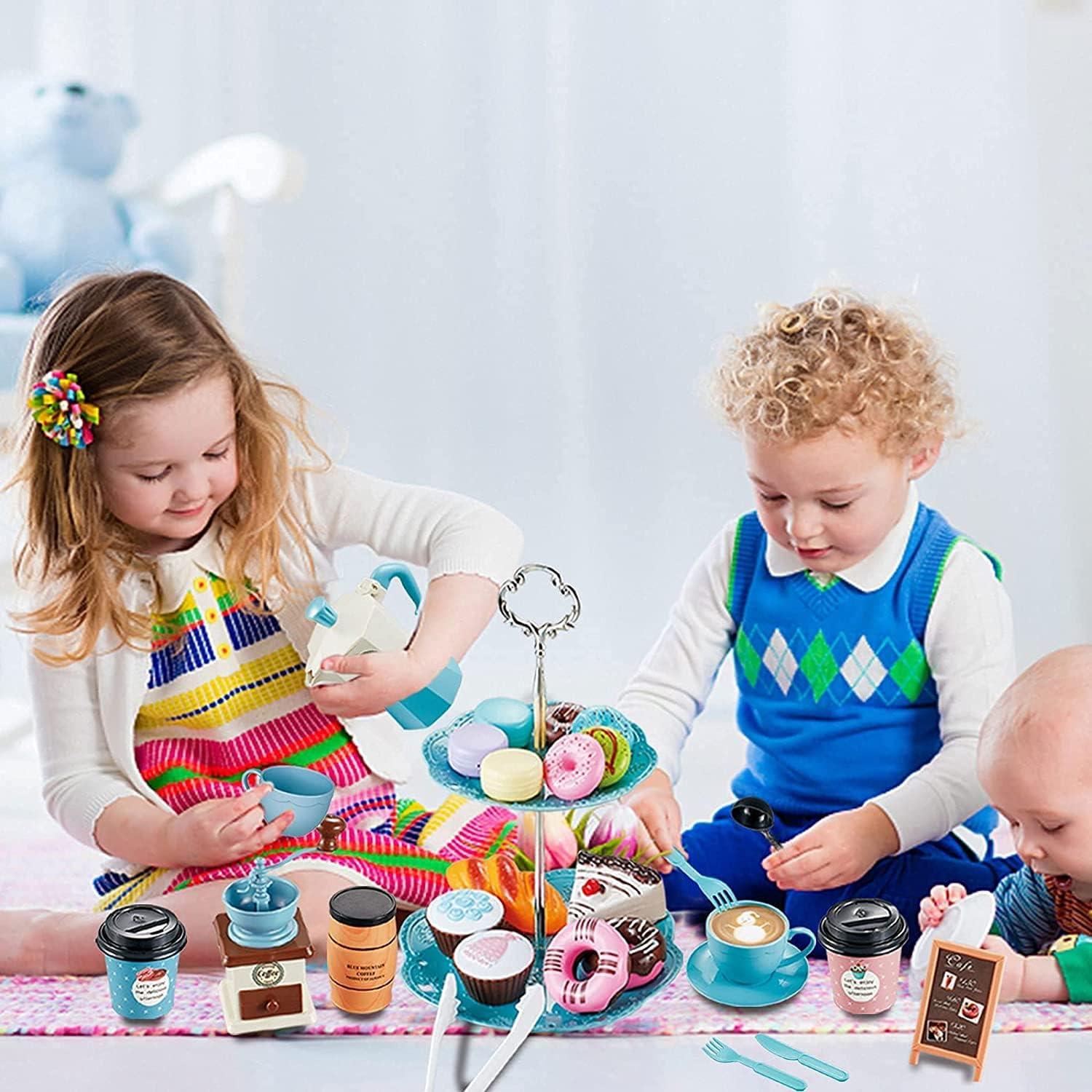 Juego de Té Fingido 41 PCS GIFTRRTOY para Niñas 3-9 Años