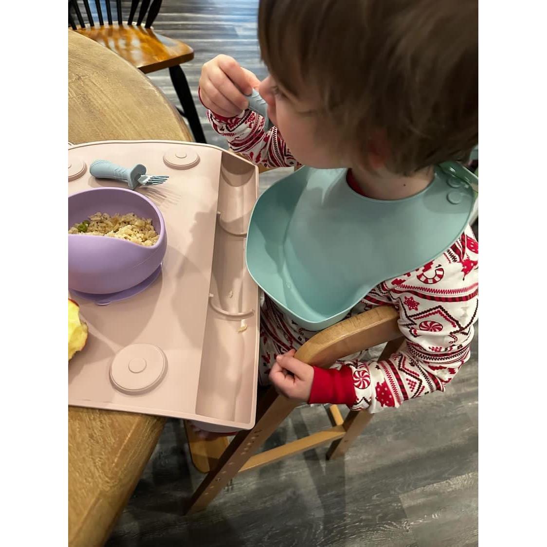 Juego de Utensilios PandaEar para Bebés, 6 Piezas Acero Inoxidable