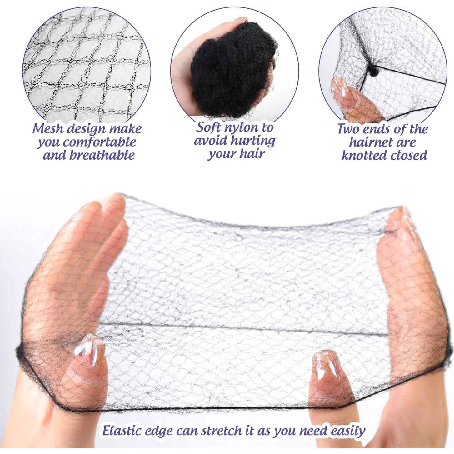 Juego de Hacer Moños de Cabello FANDAMEI - 4 Formadores, 20 Redes, 20 Pasadores, 5 Bandas