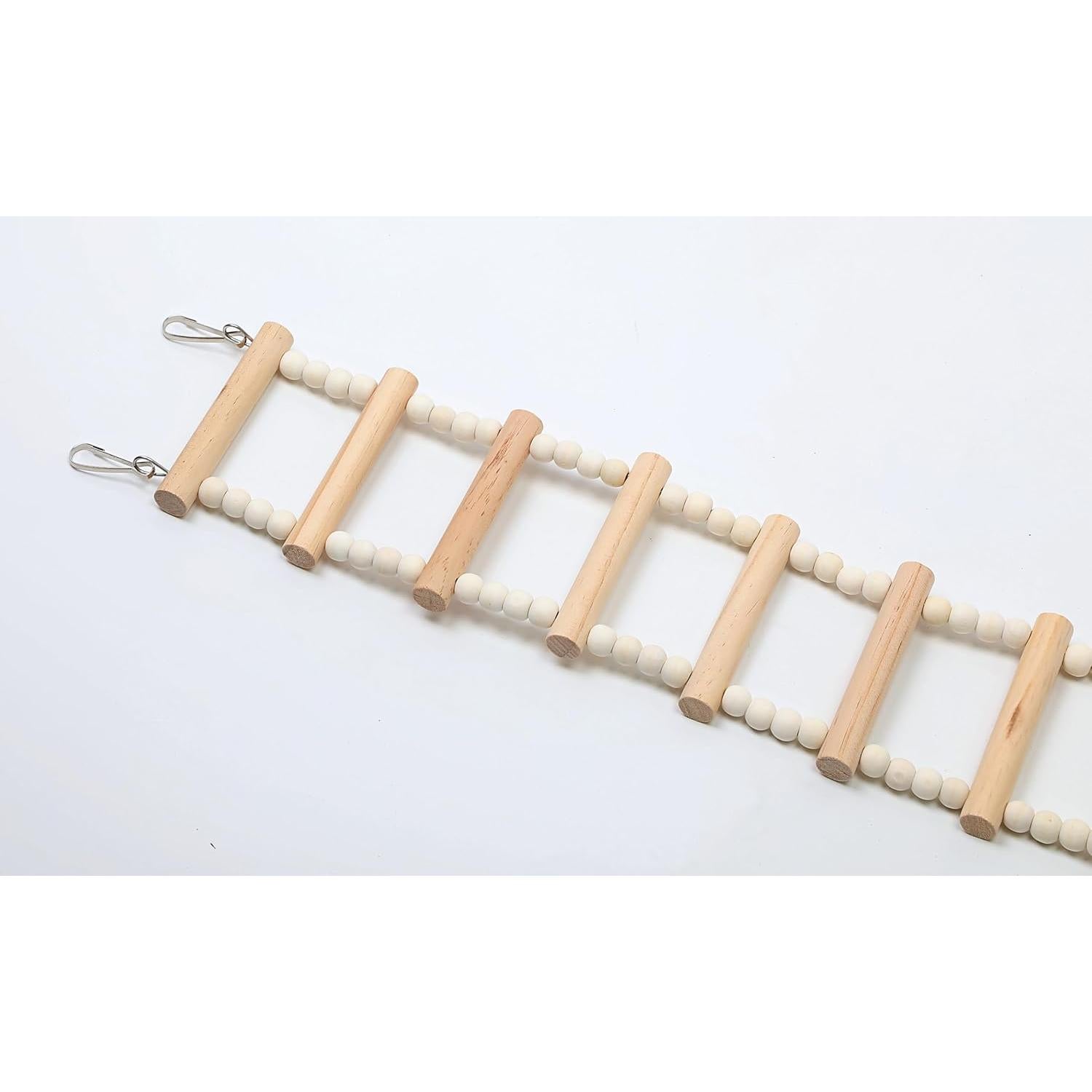 Escalera de Madera SIMENA 91.44 cm para Hámsters y Aves