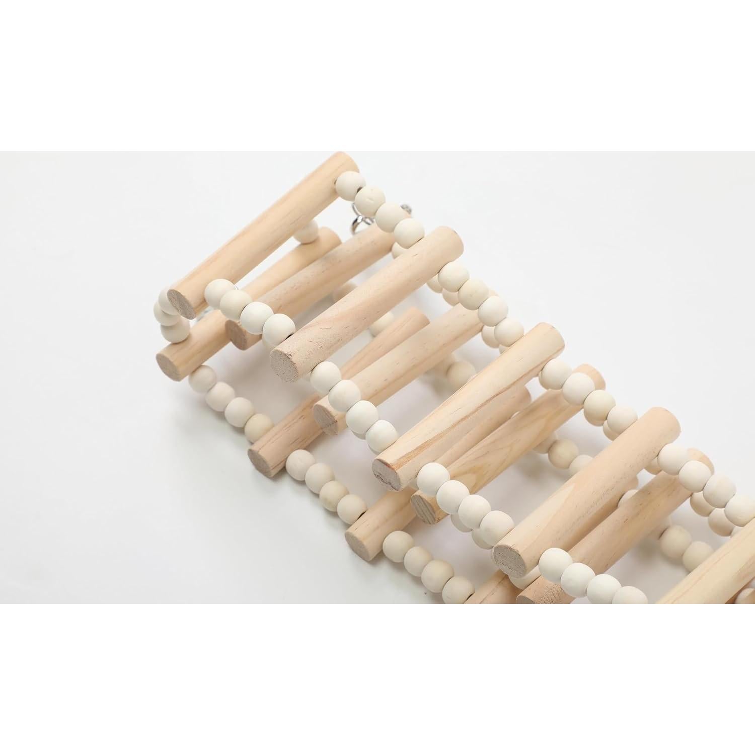 Escalera de Madera SIMENA 91.44 cm para Hámsters y Aves