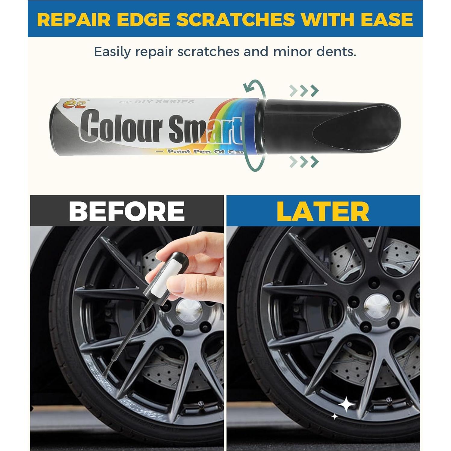 Kit de Reparación de Rayones para Llantas UBOG - Negro