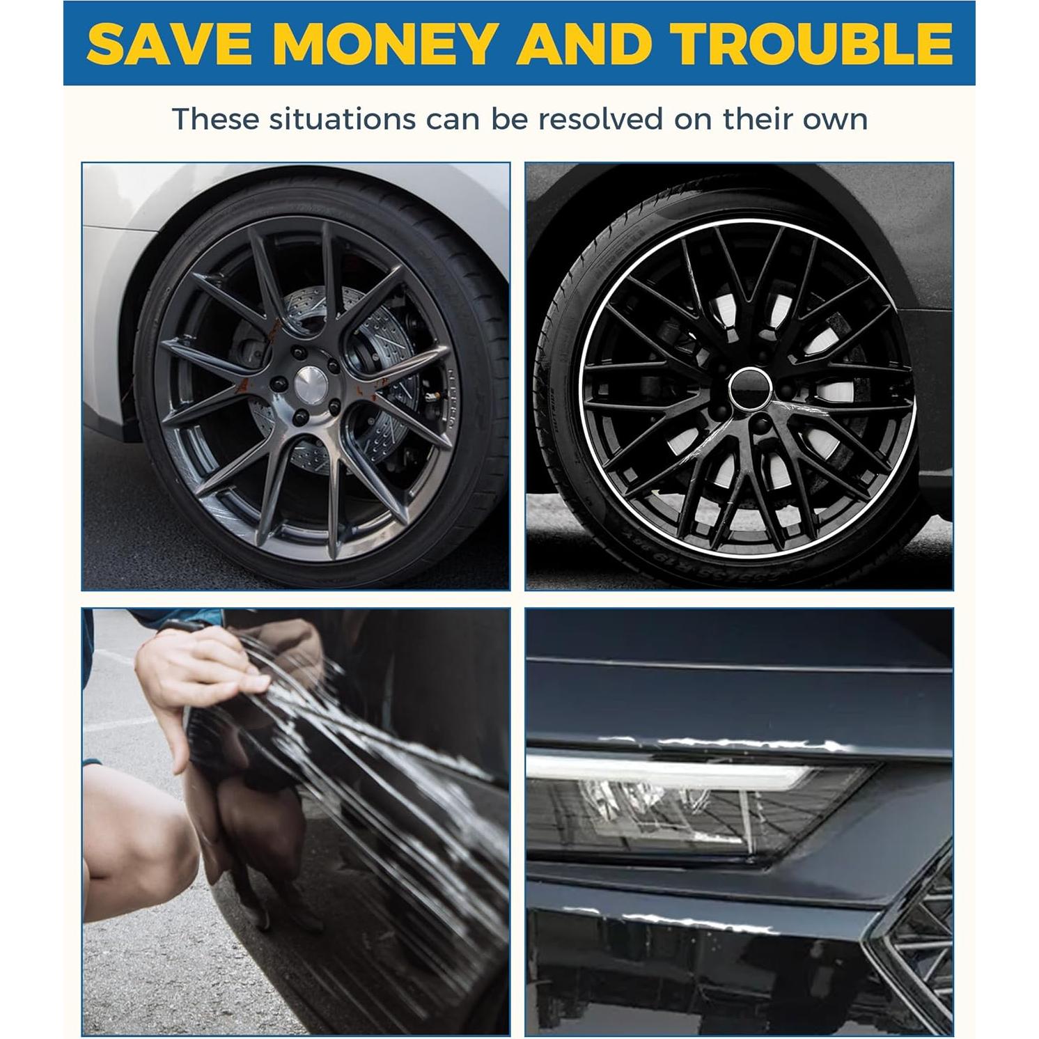 Kit de Reparación de Rayones para Llantas UBOG - Negro