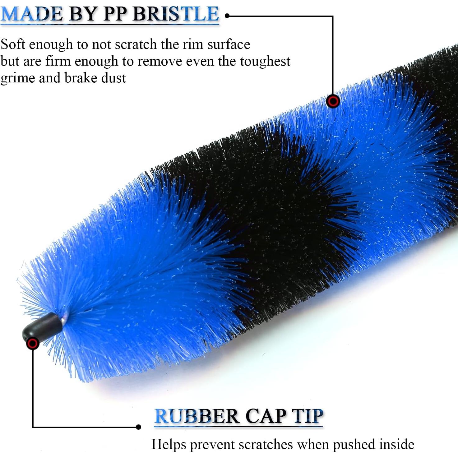 Cepillo para Ruedas TAKAVU Master - Limpieza Eficiente Azul