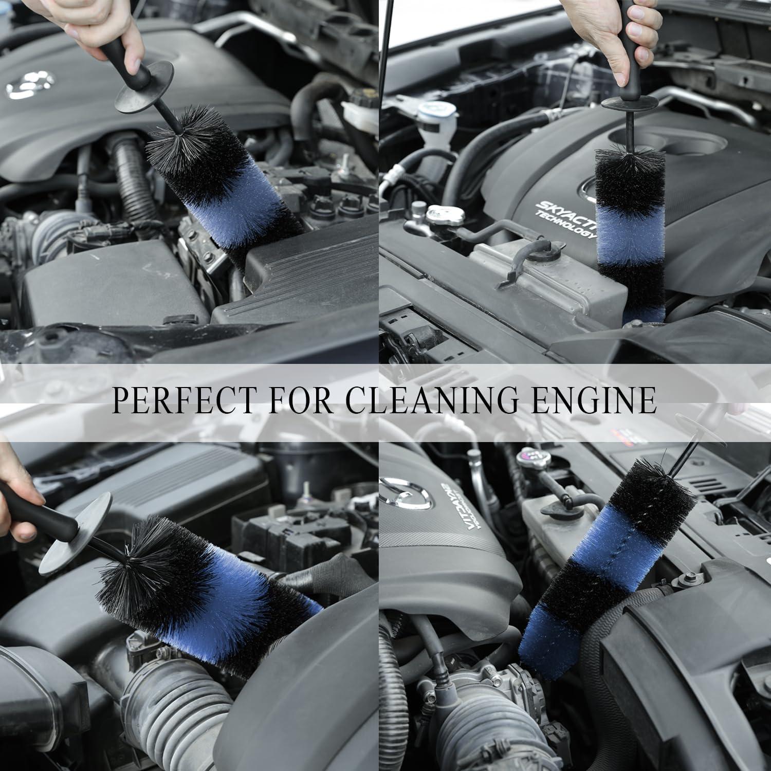 Cepillo para Ruedas TAKAVU Master - Limpieza Eficiente Azul