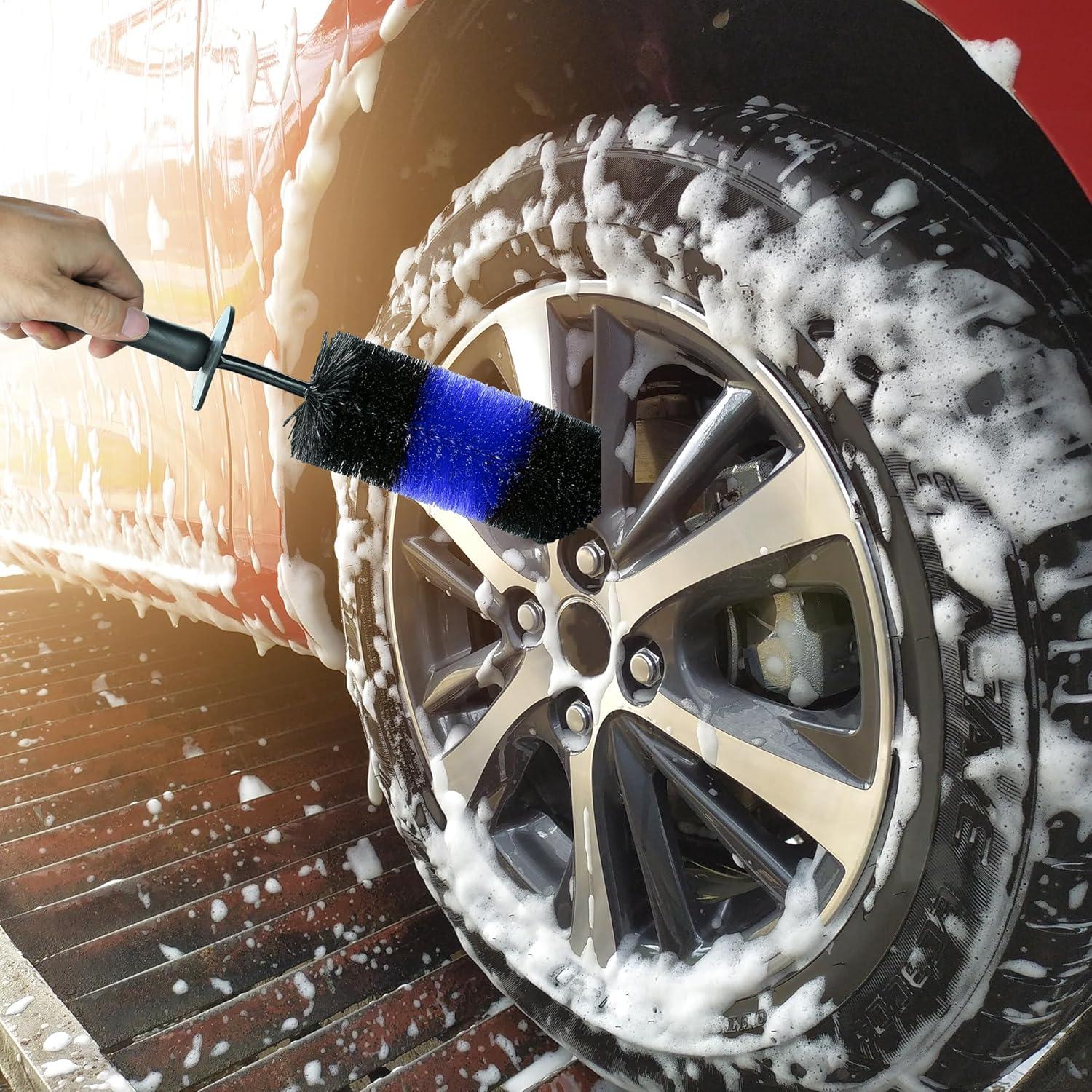 Cepillo para Ruedas TAKAVU Master - Limpieza Eficiente Azul