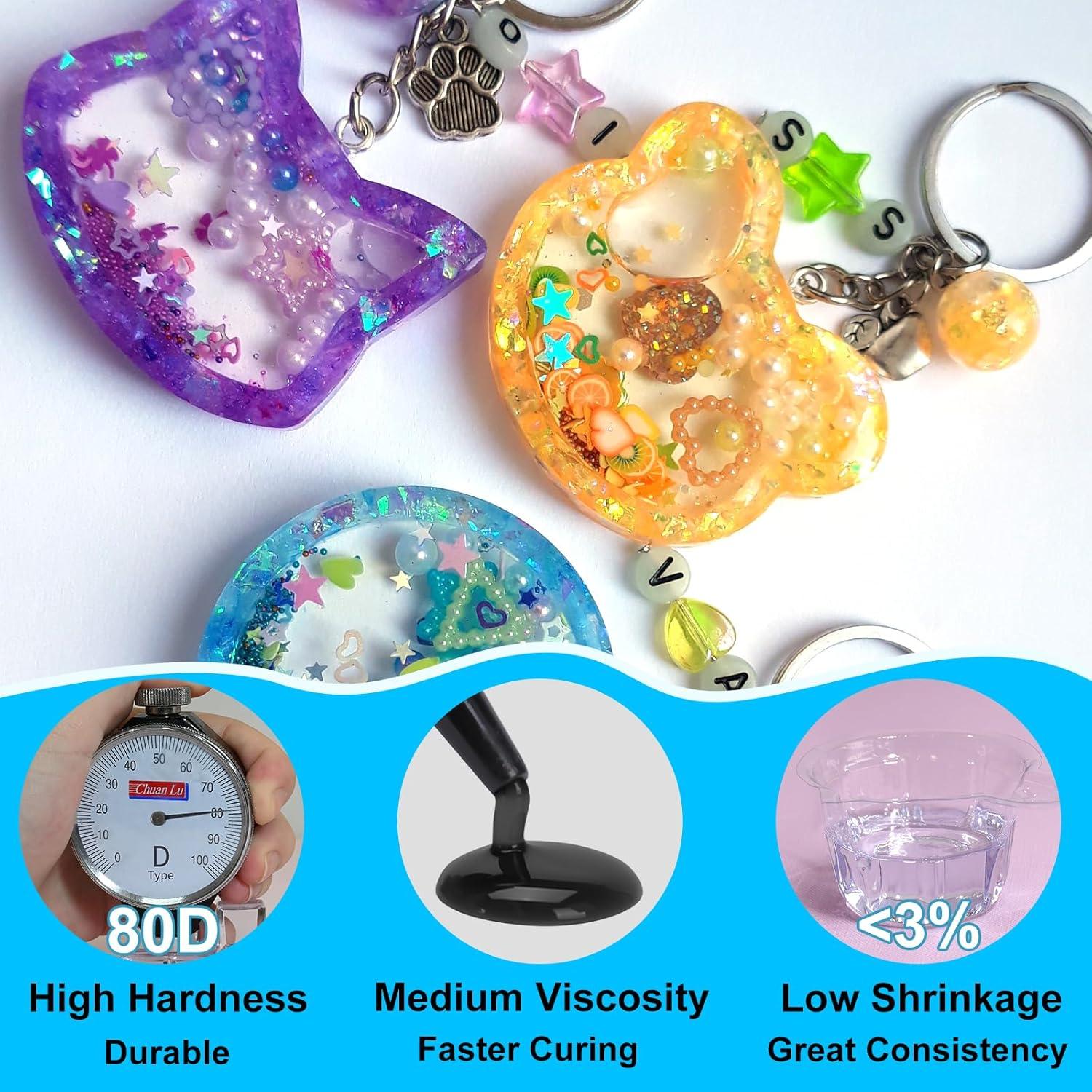 Kit de Resina UV JDiction 240g - 8 Colores Brillantes