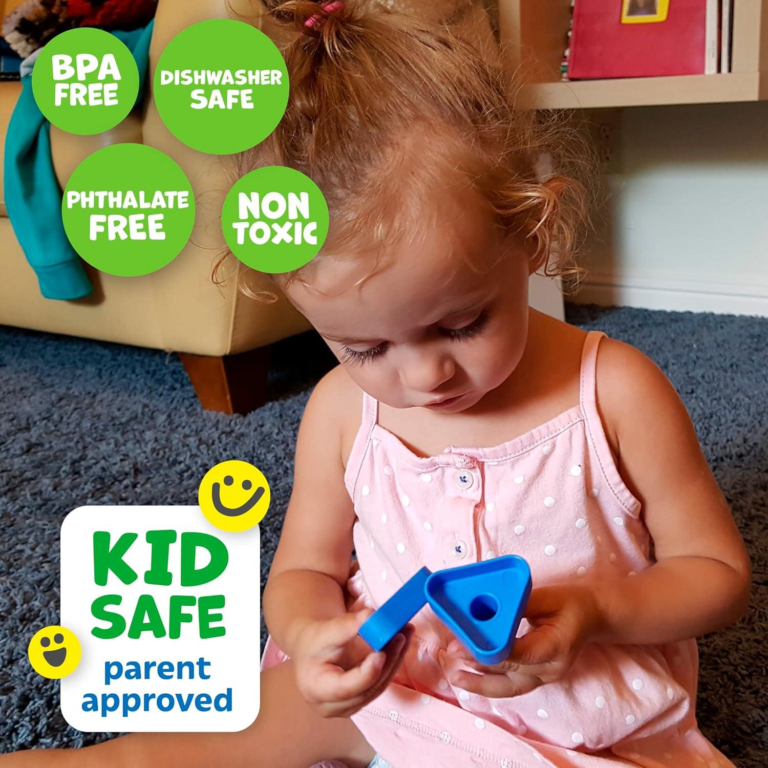 Juego de Tuercas y Tornillos Skoolzy 12 Piezas para Niños