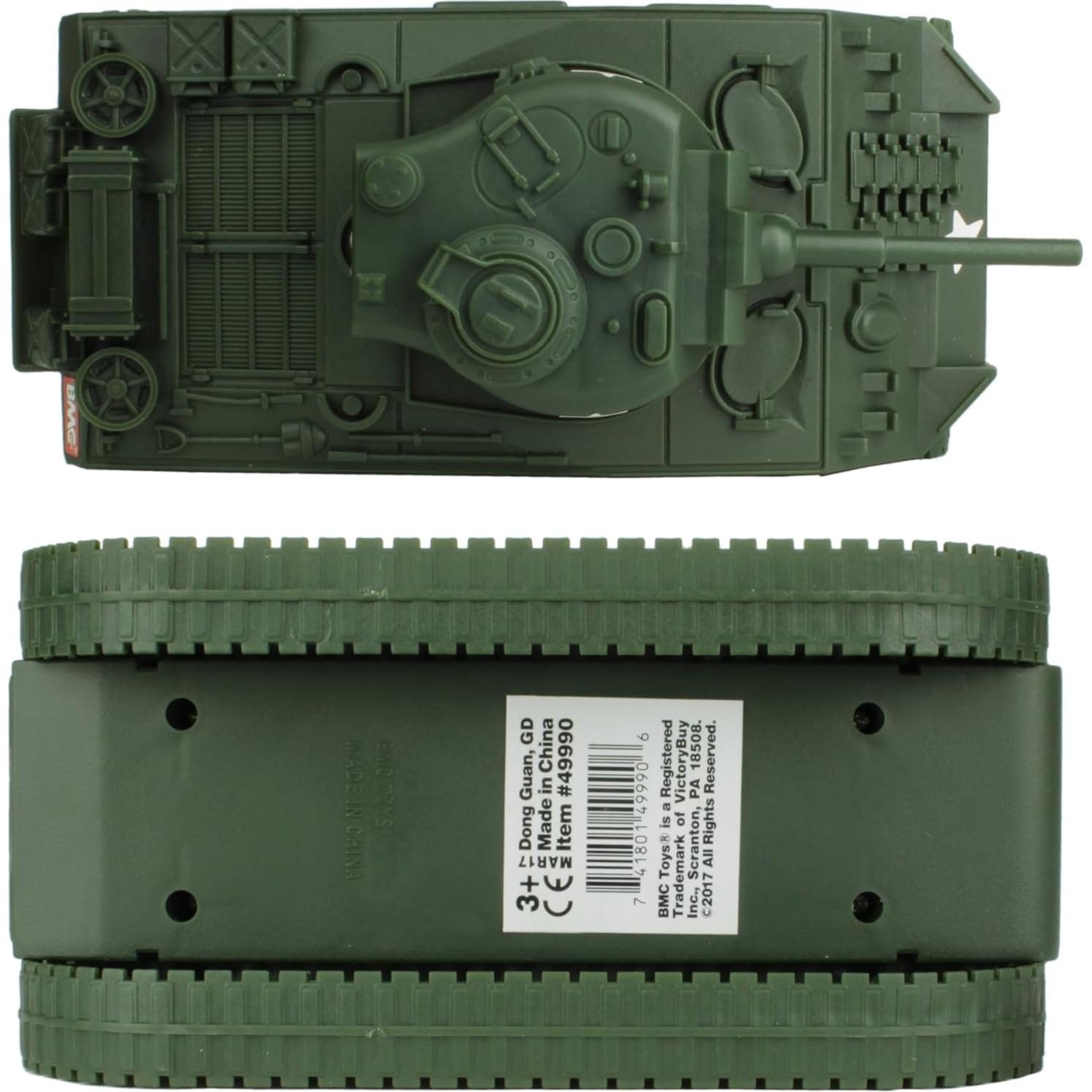 Tanque BMC WW2 Sherman M4 Verde Oscuro 1:32 para Coleccionistas