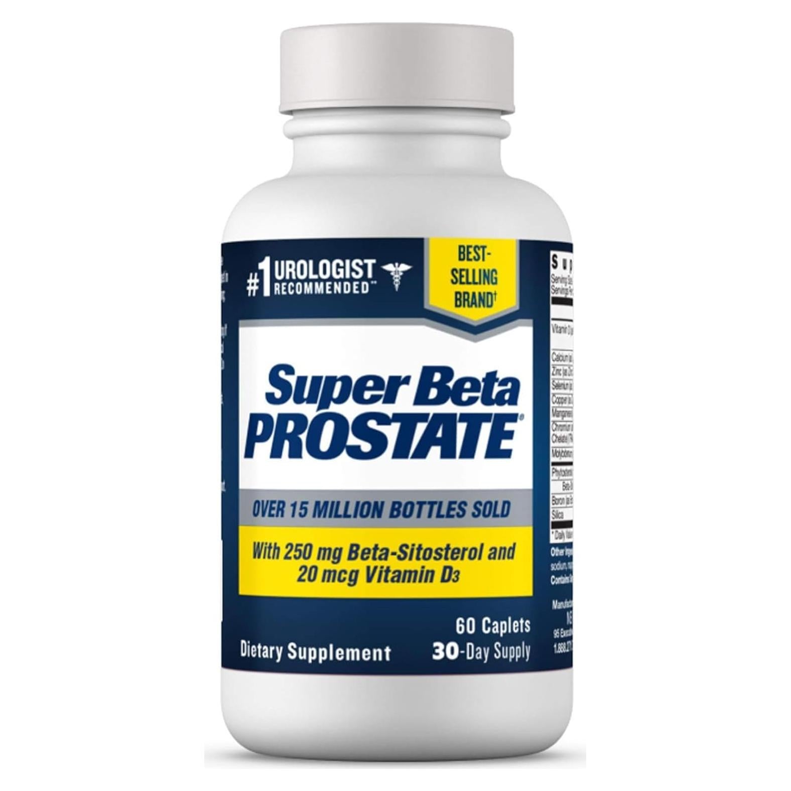 Suplemento Prostático Super Beta Prostate - 60 Cápsulas
