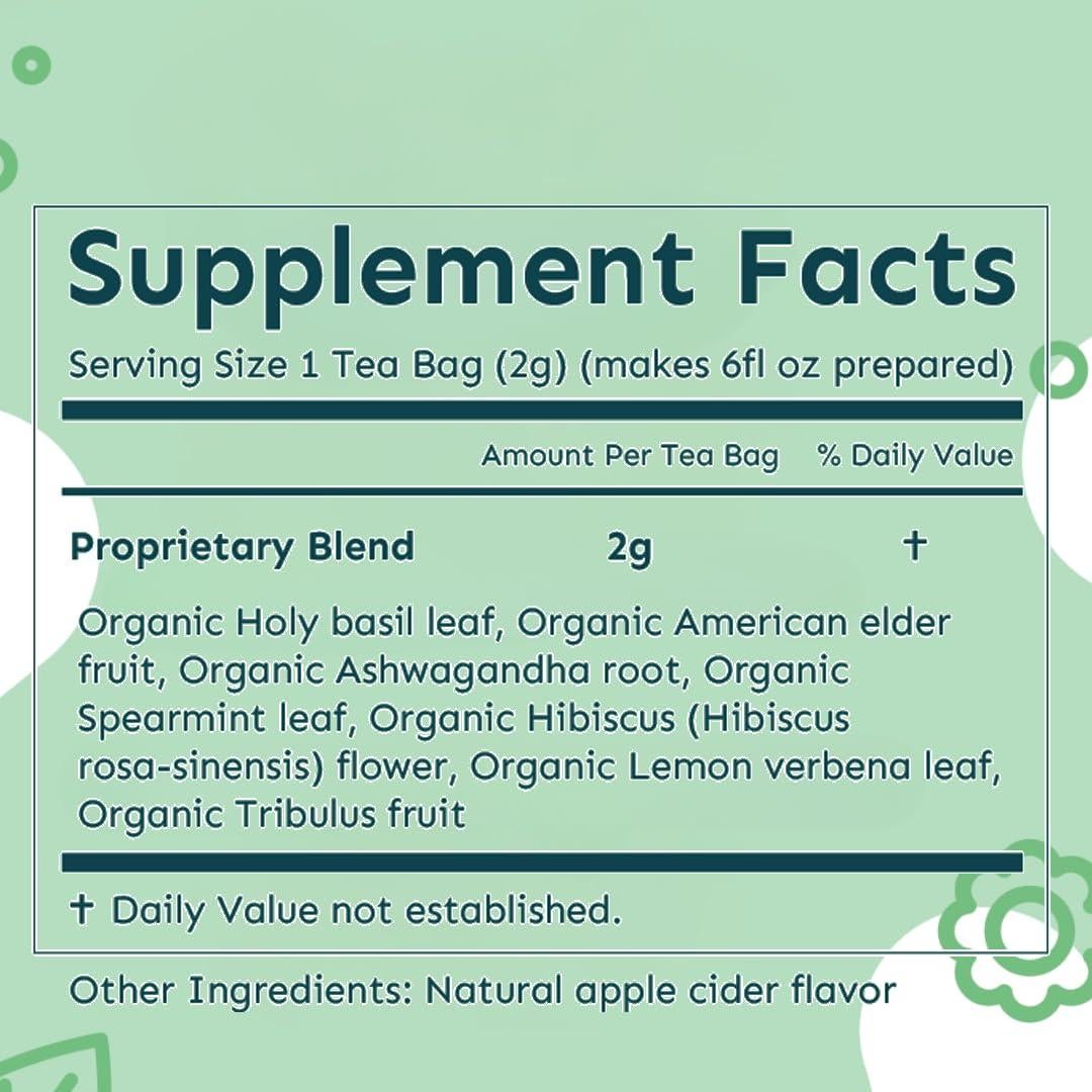 Té Adaptogénico 1Balance Living Genie con Ashwagandha 30 Bolsitas