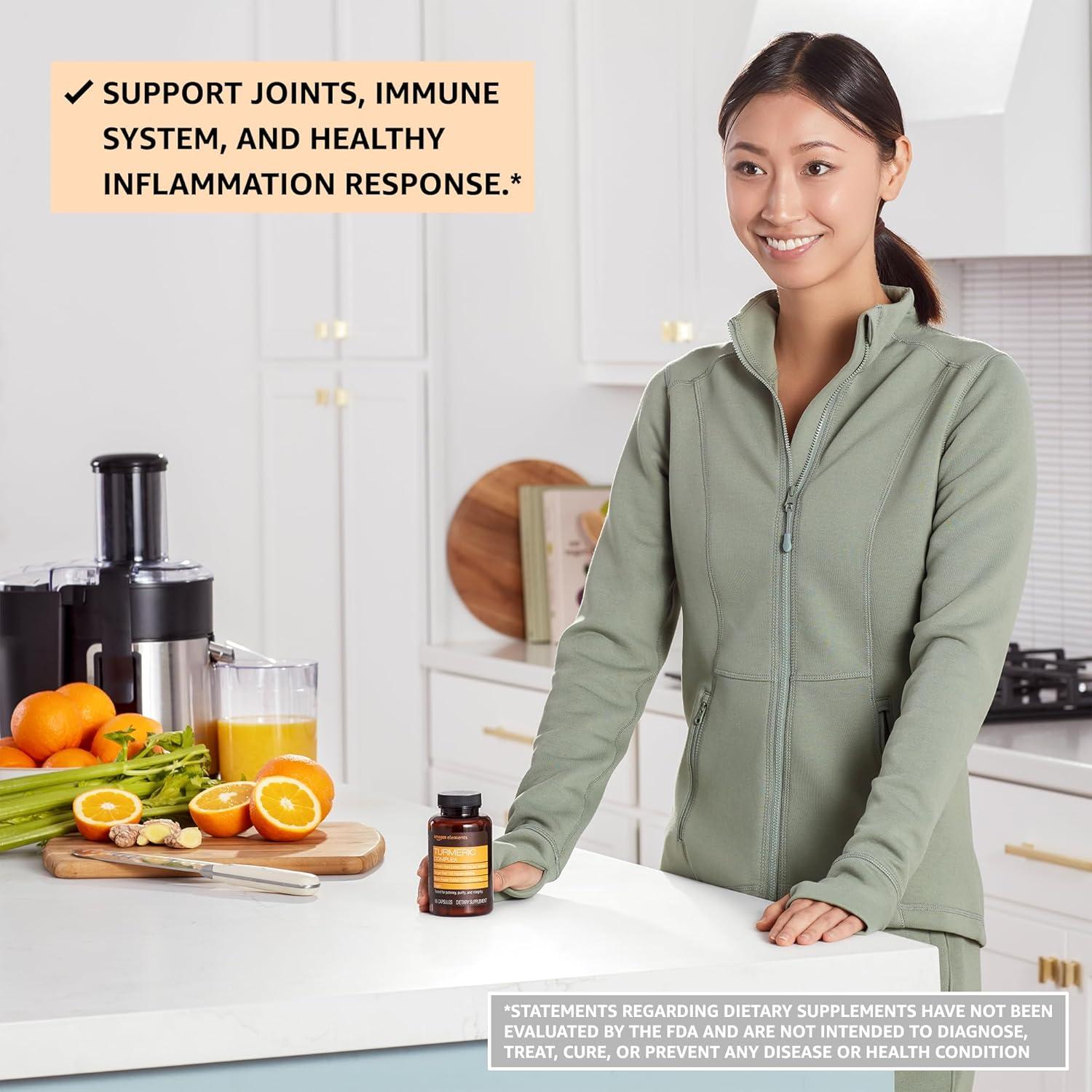 Complejo de Cúrcuma Amazon Elements 65 Cápsulas 316mg