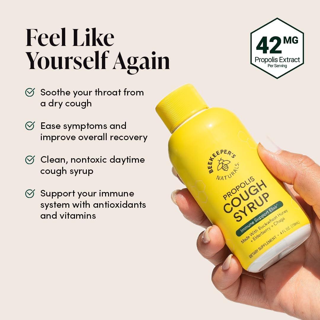 Jarabe para la tos Beekeeper's Naturals 170 g - Propóleos y Miel