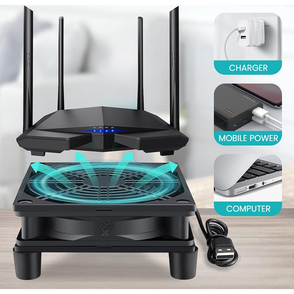 Ventilador USB Wathai 120mm para Enfriamiento de Dispositivos