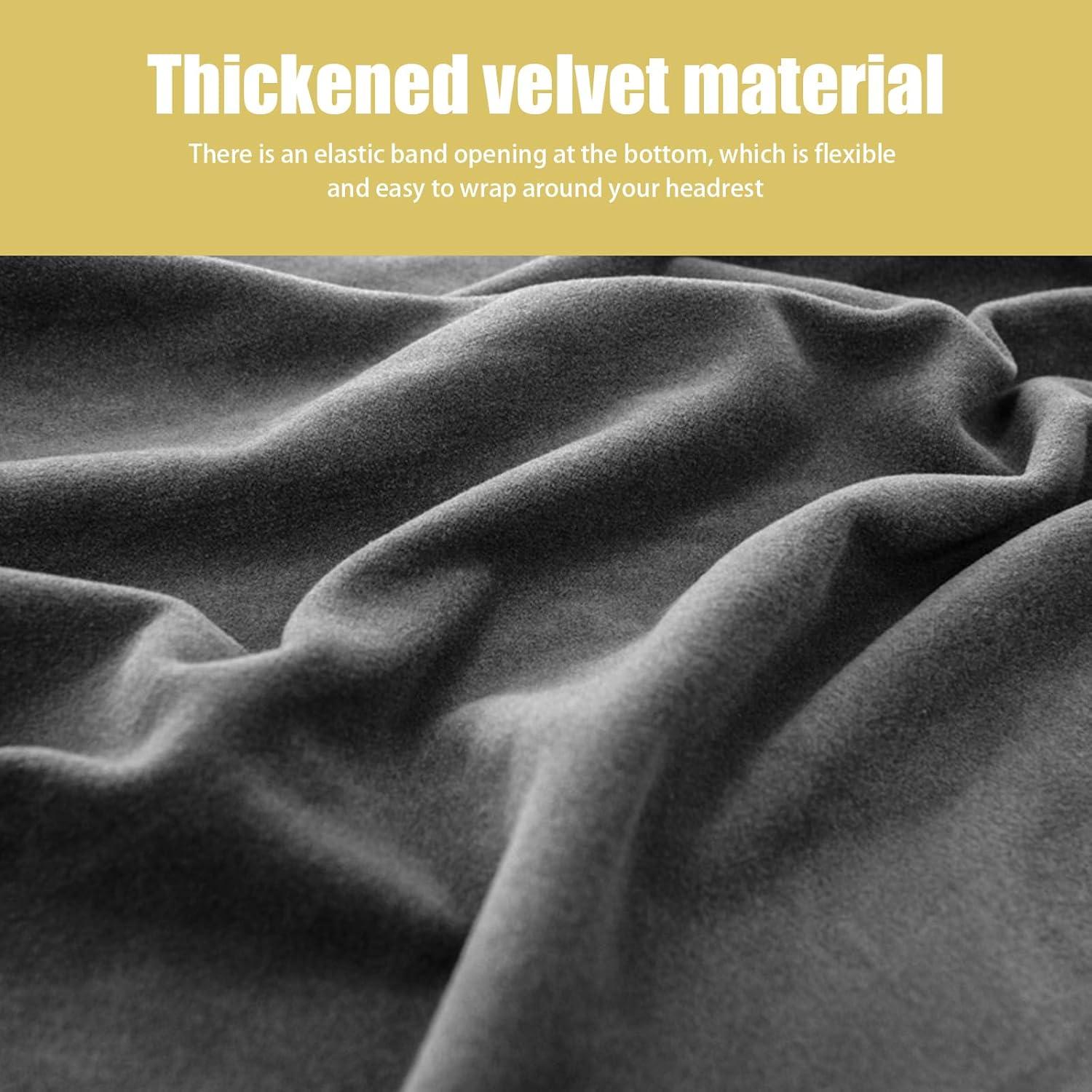 gunhunt Fundas de Reposacabezas de Coche 2 PCS Beige Transpirables