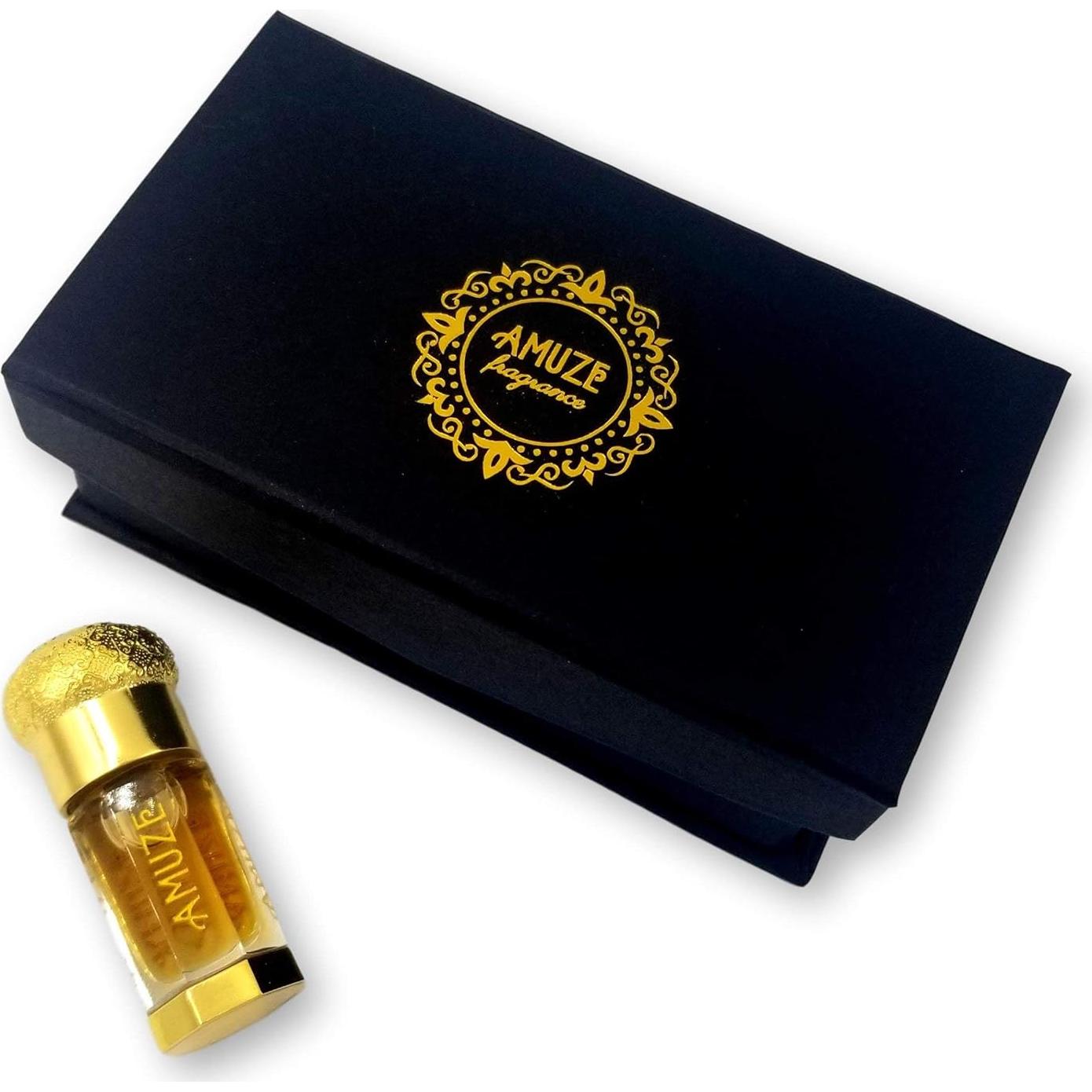 Aceite de Perfume Amuze 12 ml Ámbar Madera Vegano Libre de Alcohol