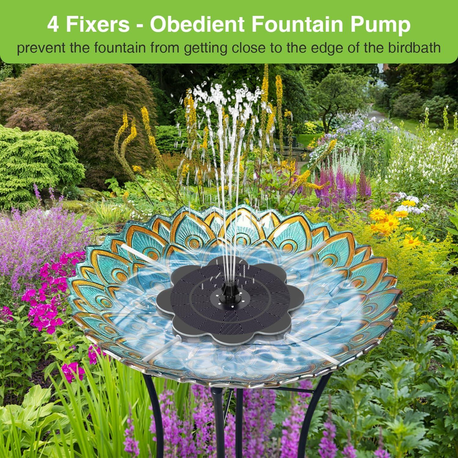 Fuente Solar SZMP 3.5W Flor Coreopsis con 7 Boquillas