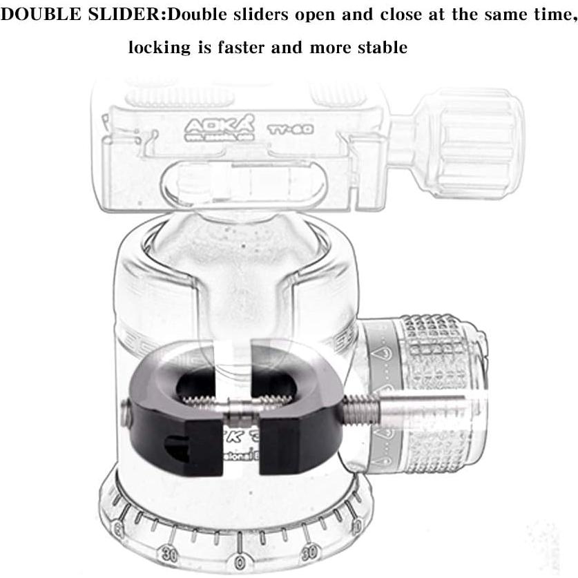 Cabezal de bola panorámico AOKA KK33 360° con placa rápida 0.49 kg