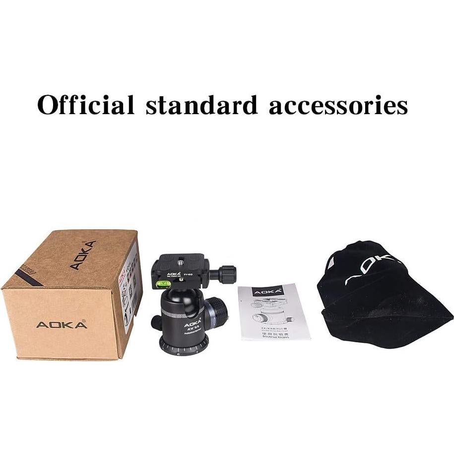 Cabezal de bola panorámico AOKA KK33 360° con placa rápida 0.49 kg