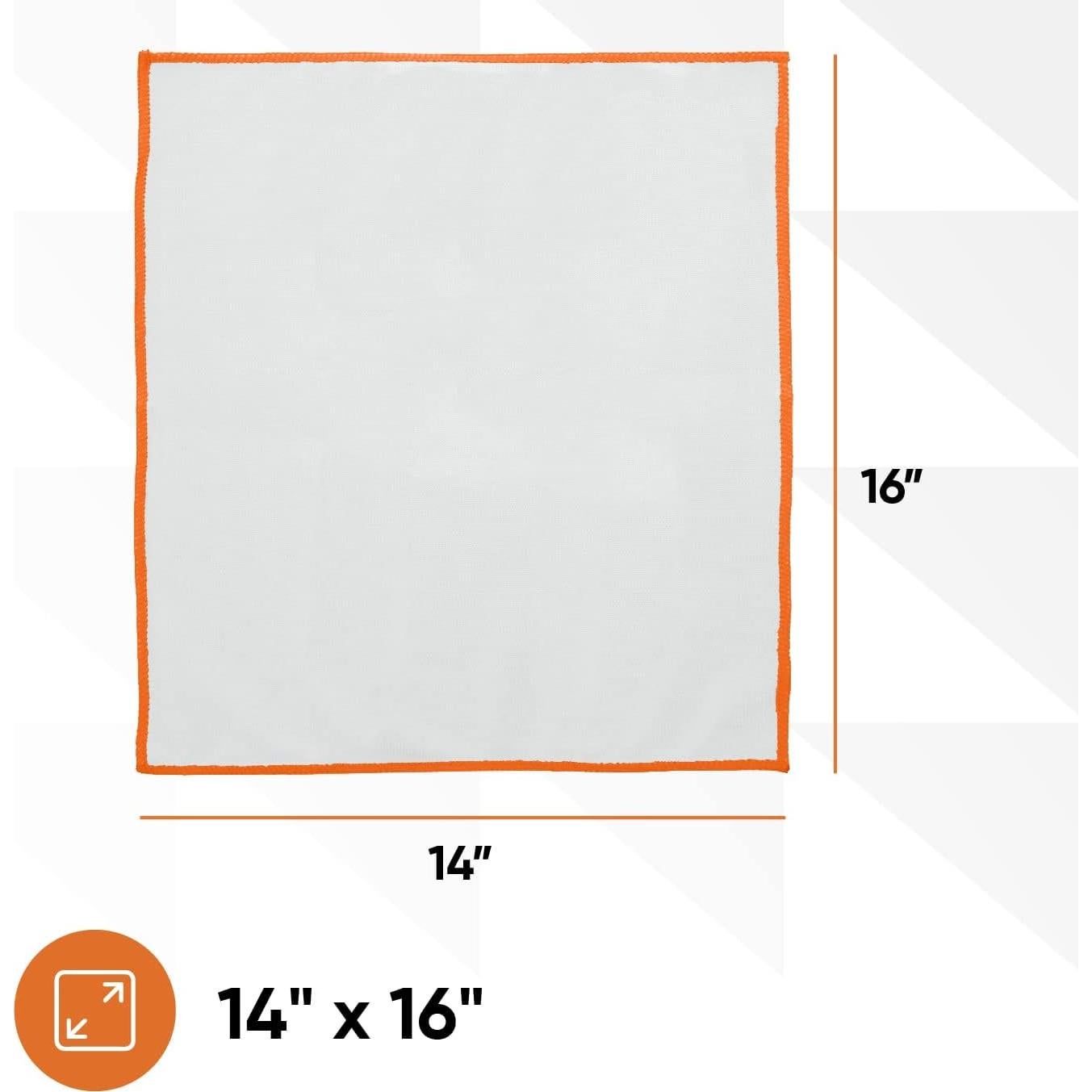 Paño de Microfibra Superio 12 Unidades Sin Pelusa 40x35 cm