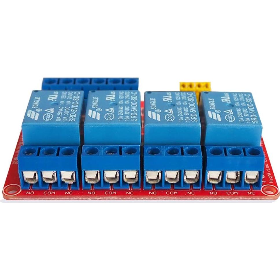 Módulo de Relé de 4 Canales 5V VOGURTIME con Aislamiento