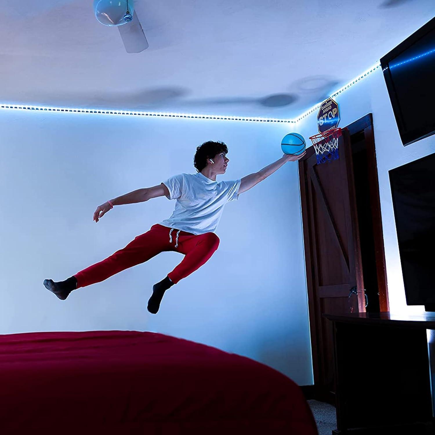 Balón de Baloncesto Mini Botabee Azul 5" Brillante - Paquete de 2