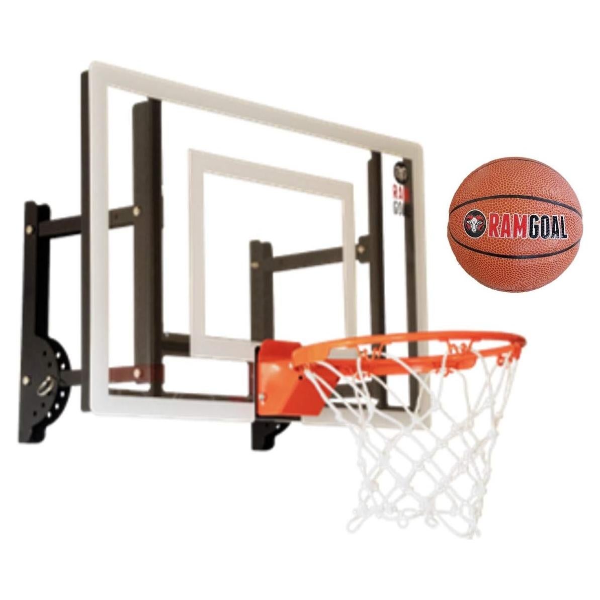 Aro de Baloncesto Mini RAMgoal para Montar en Pared 61 cm