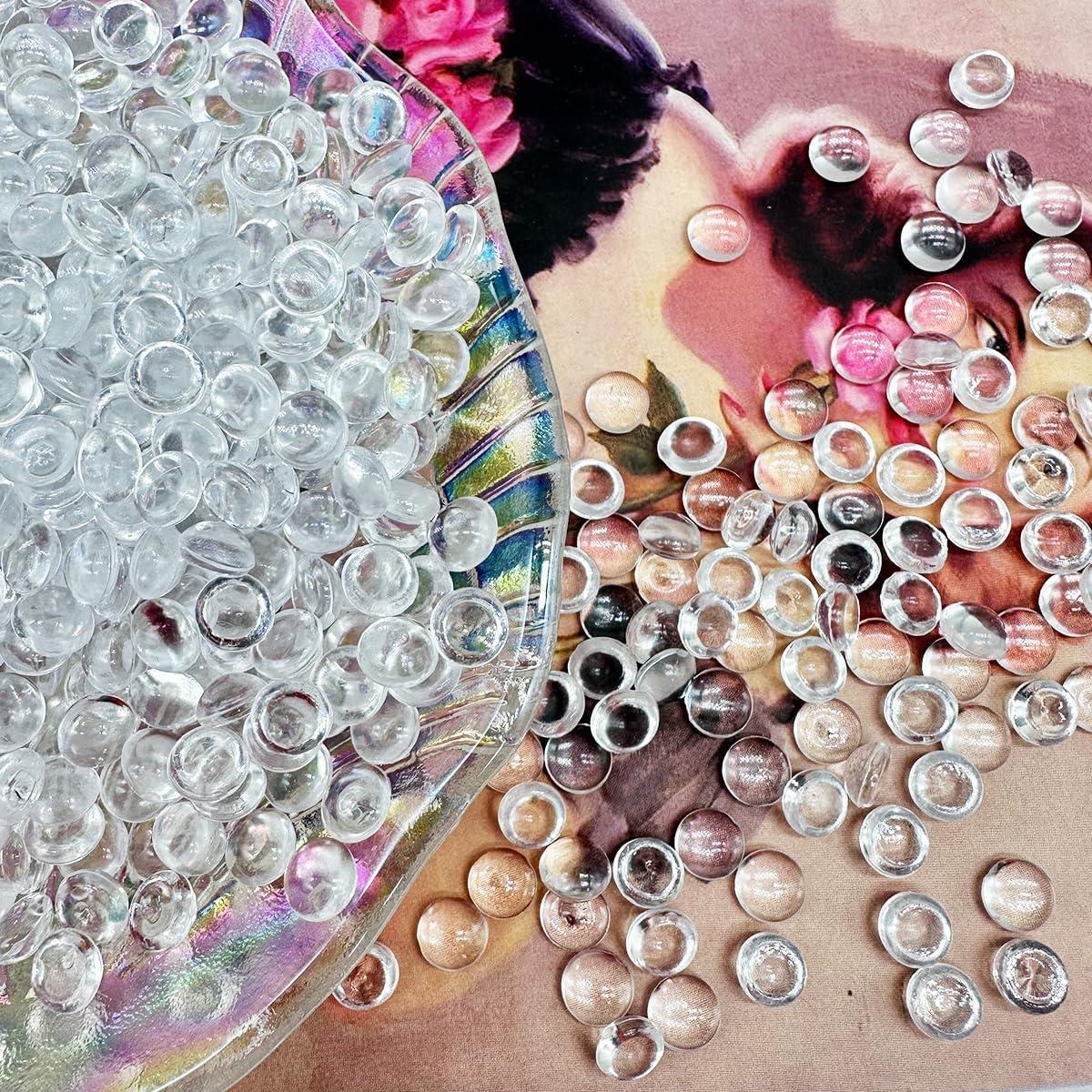 3500 Perlas Planas de Acrílico Dortrue 7mm para Decoración