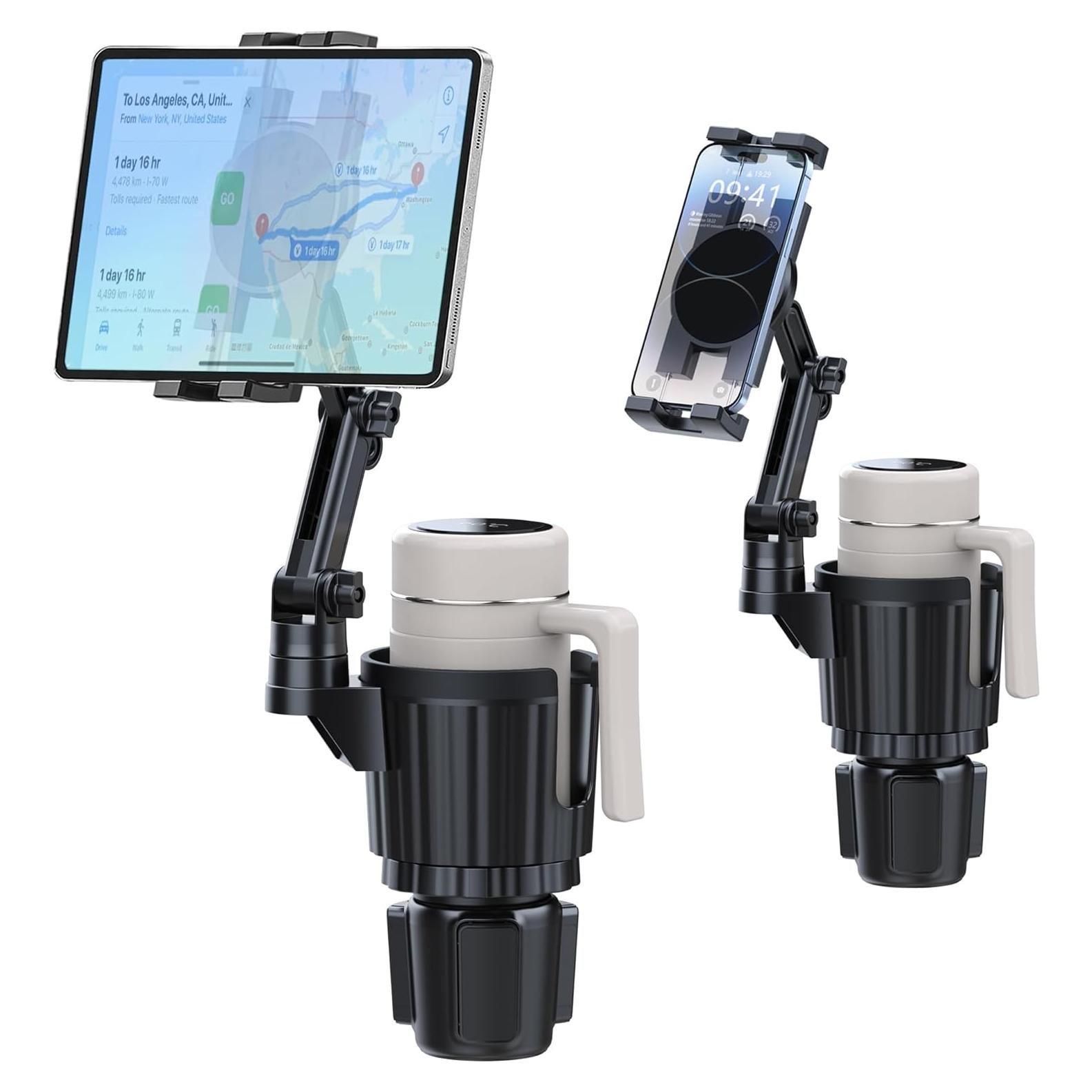 Soporte para Tablet en Portavasos Peastrex Ajustable 3-13"