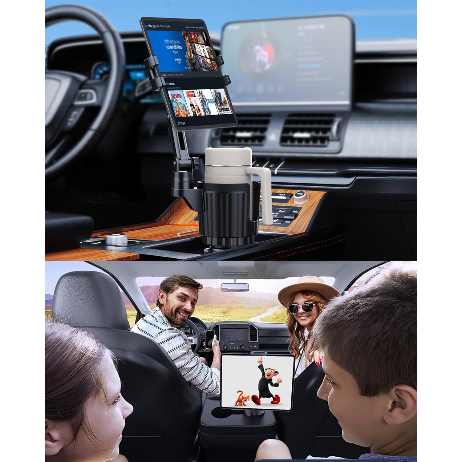 Soporte para Tablet en Portavasos Peastrex Ajustable 3-13"