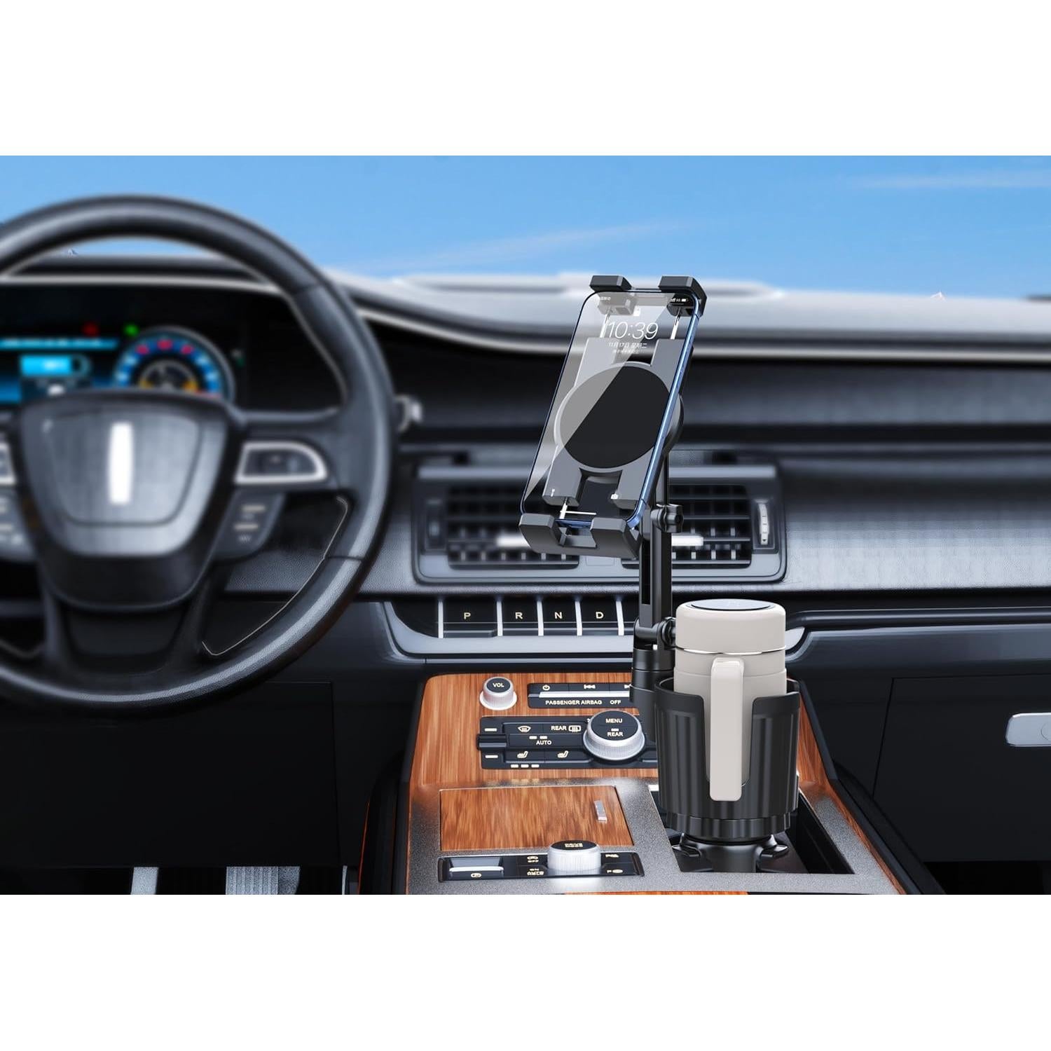 Soporte para Tablet en Portavasos Peastrex Ajustable 3-13"