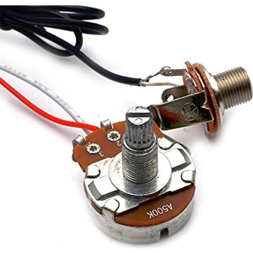 Arnés de cableado guitarra eléctrica SAPHUE 2 pastillas 500K